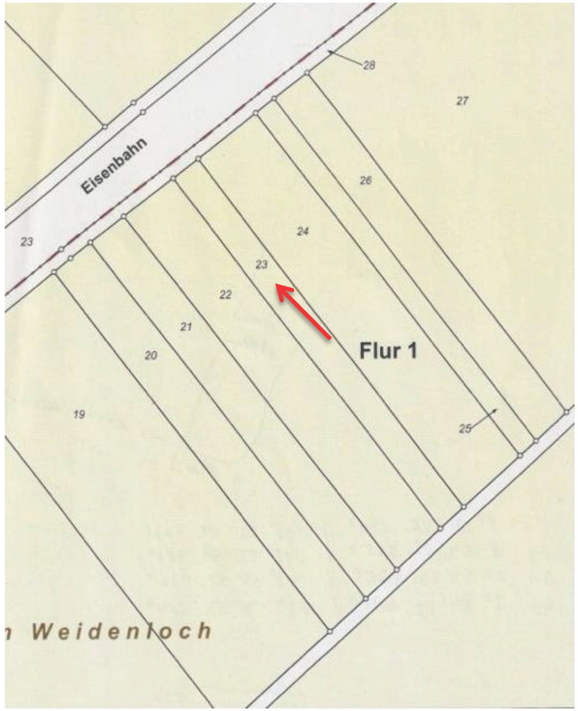 land- und forstwirtschaftlich genutztes Grundstück in am Weidenloch, 64832 Babenhausen, Harpertshausen - Bild 2