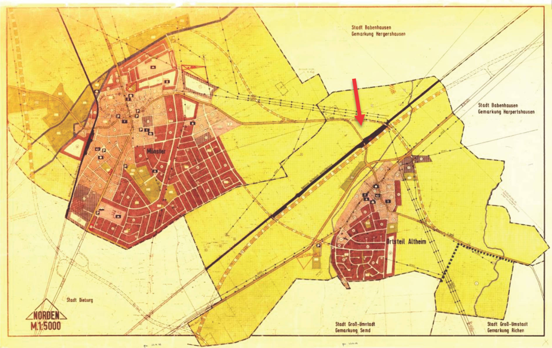 land- und forstwirtschaftlich genutztes Grundstück in Das Mühlfeldchen, 64839 Münster, Altheim - Bild 5