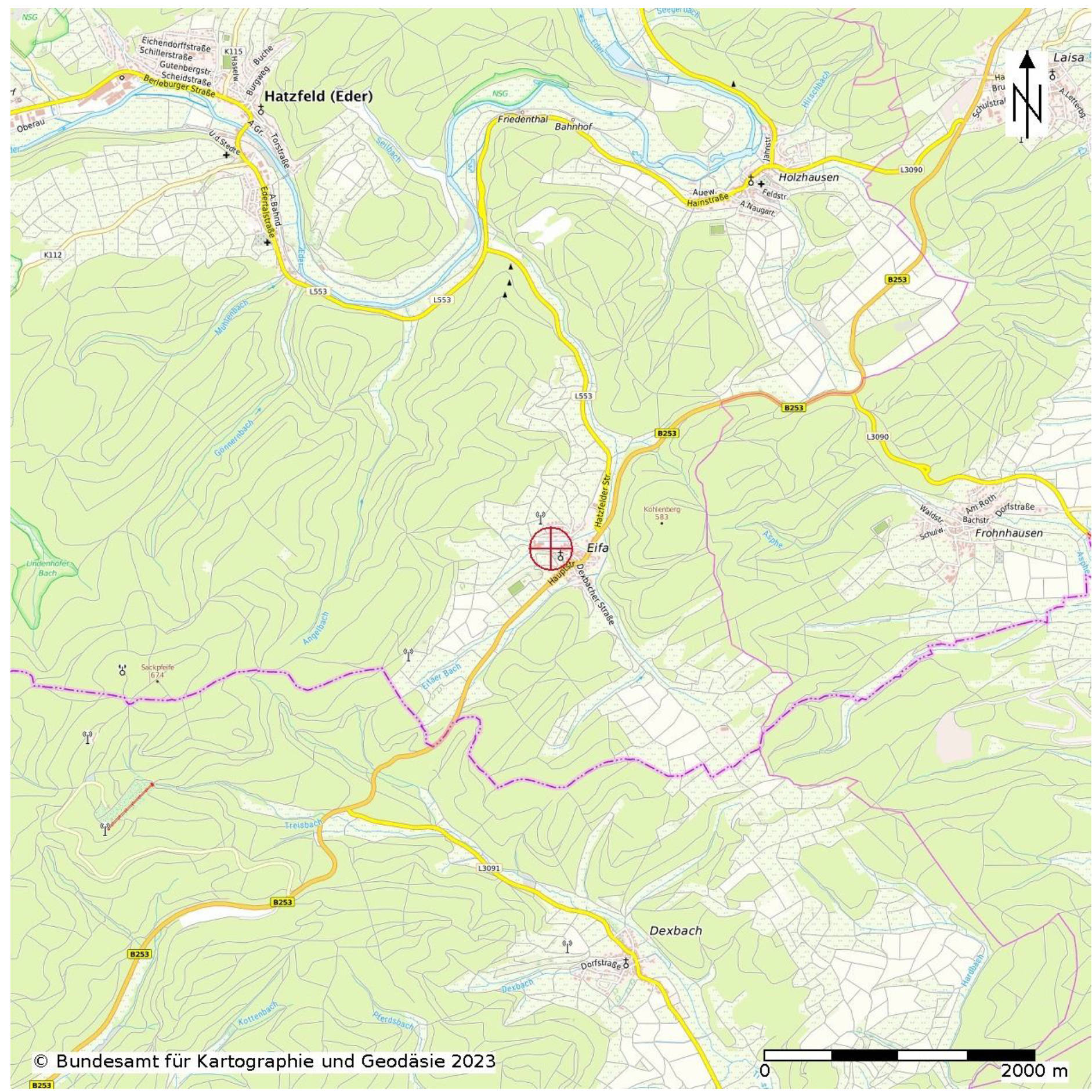 unbebautes Grundstück in Kirchwiese, 35116 Hatzfeld, Eifa - Bild 4