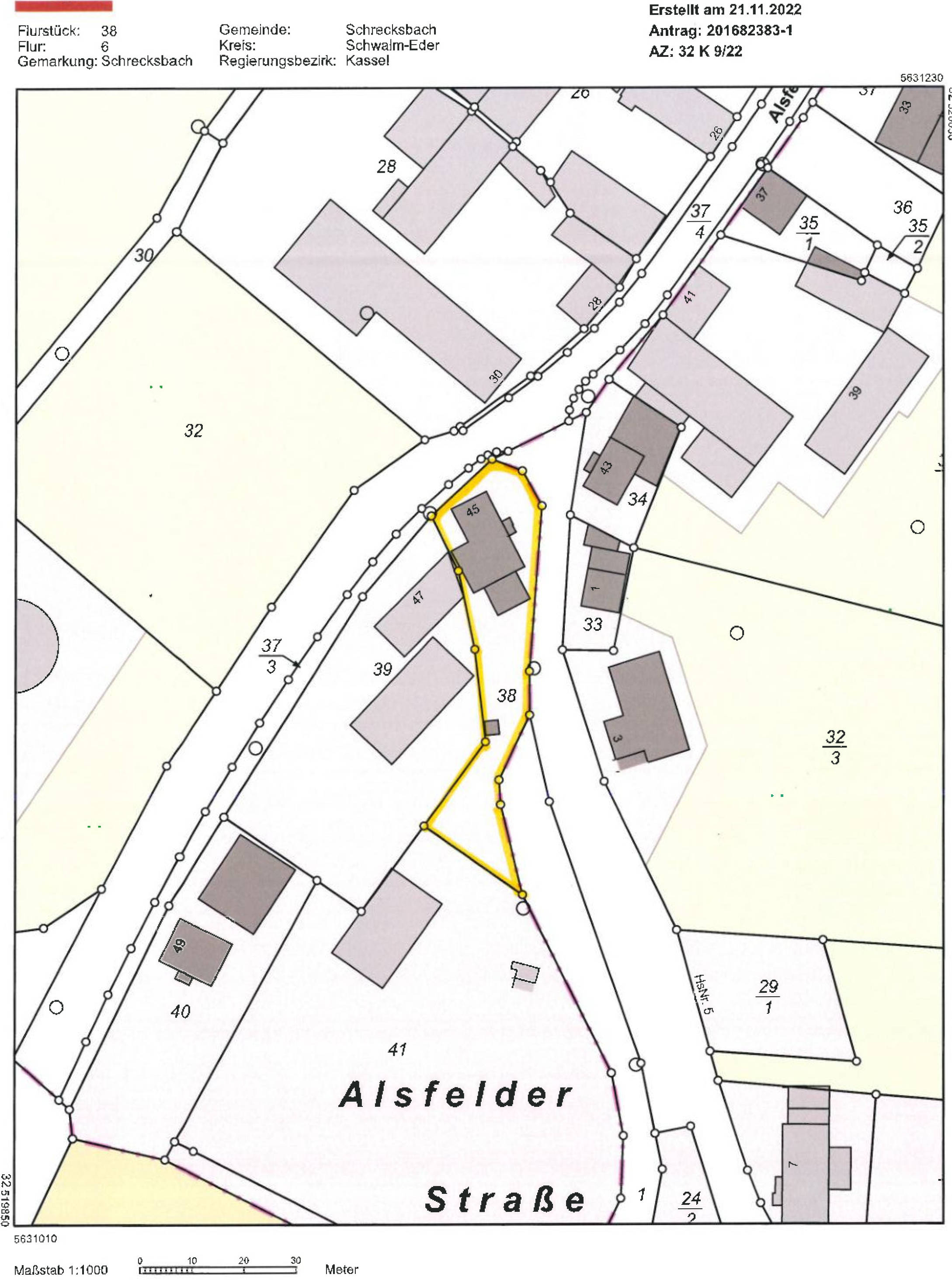 hessen 0032 K 0009/2022 Alsfelder Str.  45, 34637 Schrecksbach 16