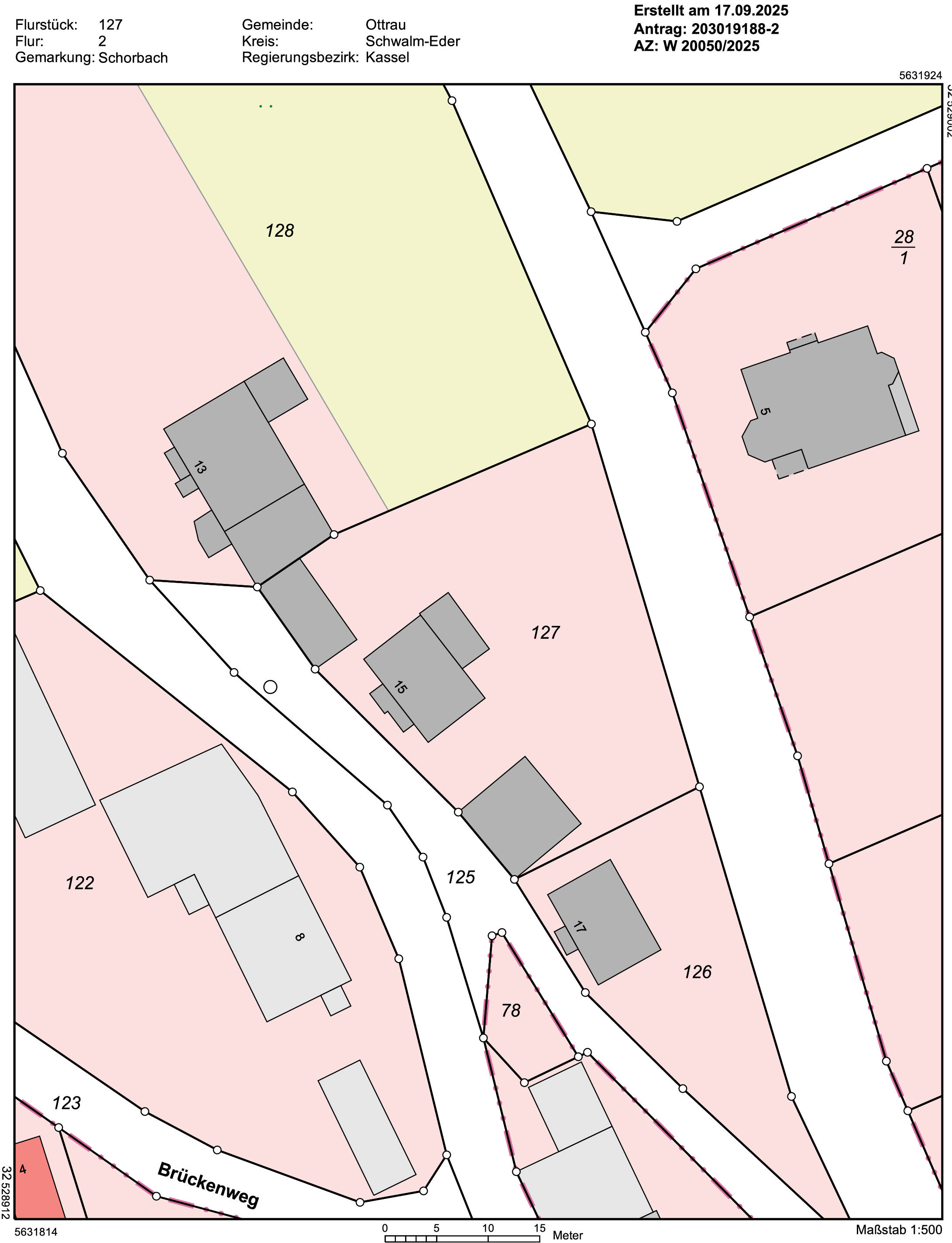 hessen 0032 K 0013/2025 Am Reifenberg 15, 34633 Ottrau, Schorbach 13