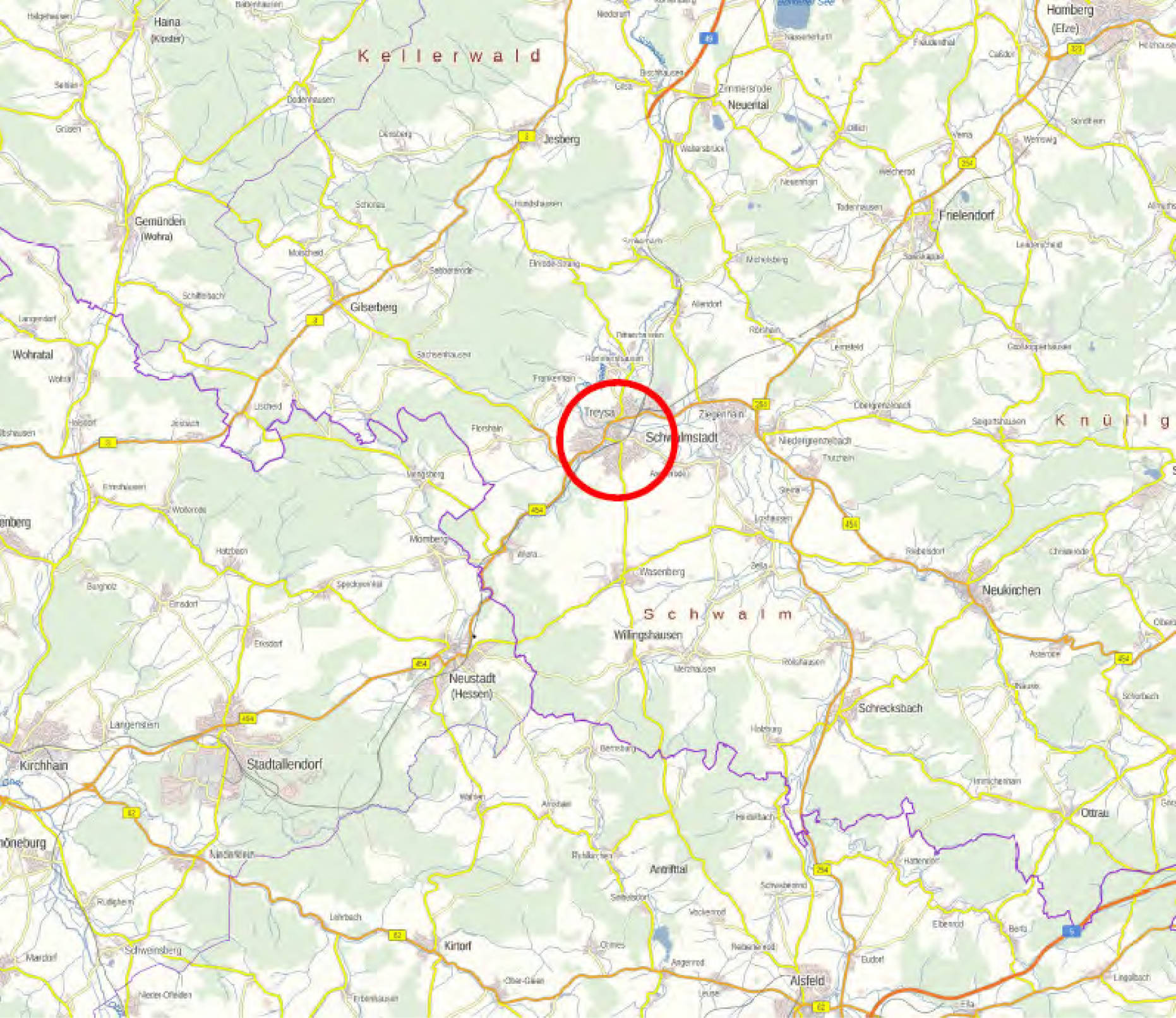 Ackerland, Grünland in Auf der Igelsheide, 34613 Schwalmstadt, Treysa - Bild 2