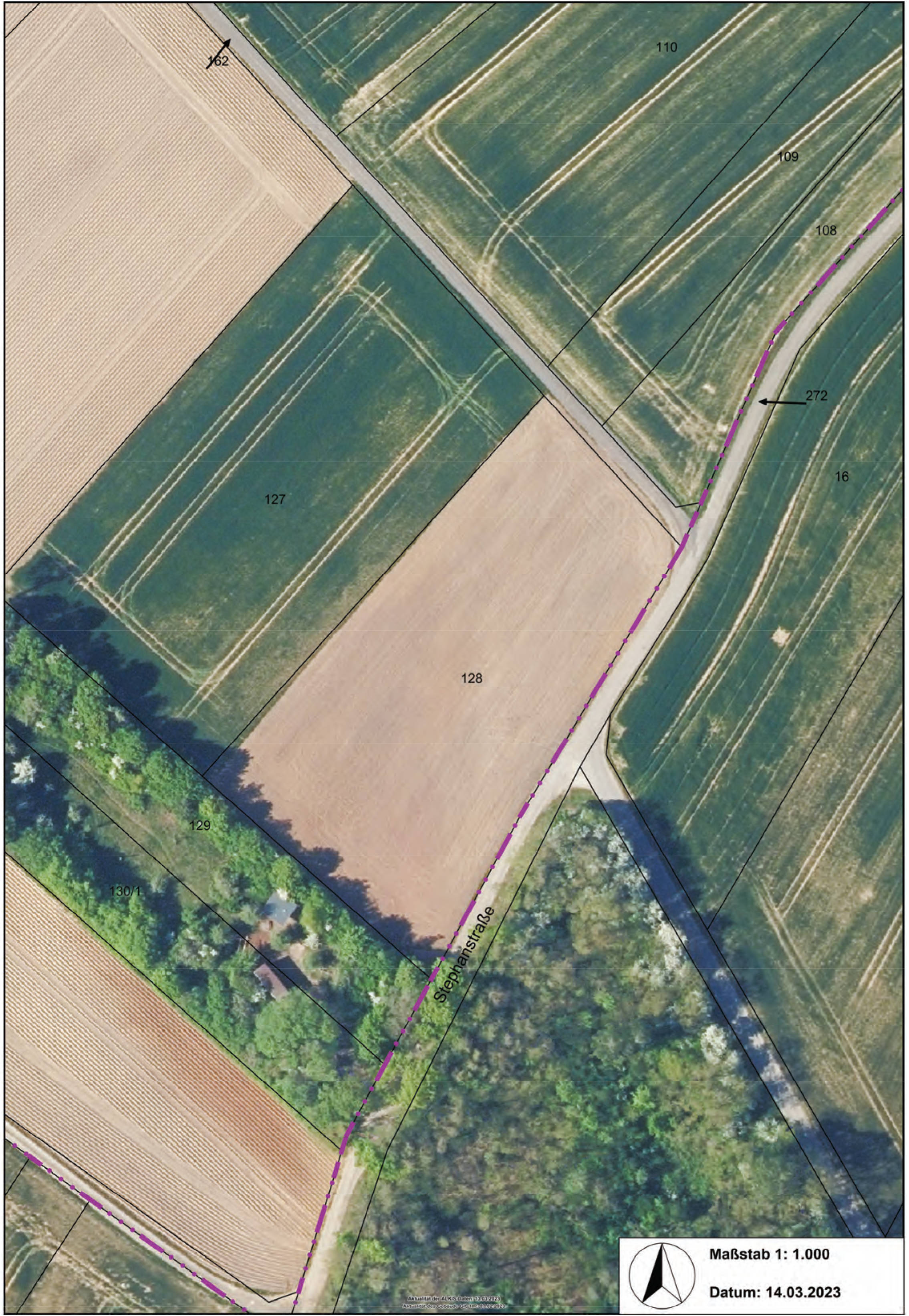 Ackerland, Grünland in Auf der Igelsheide, 34613 Schwalmstadt, Treysa - Bild 3