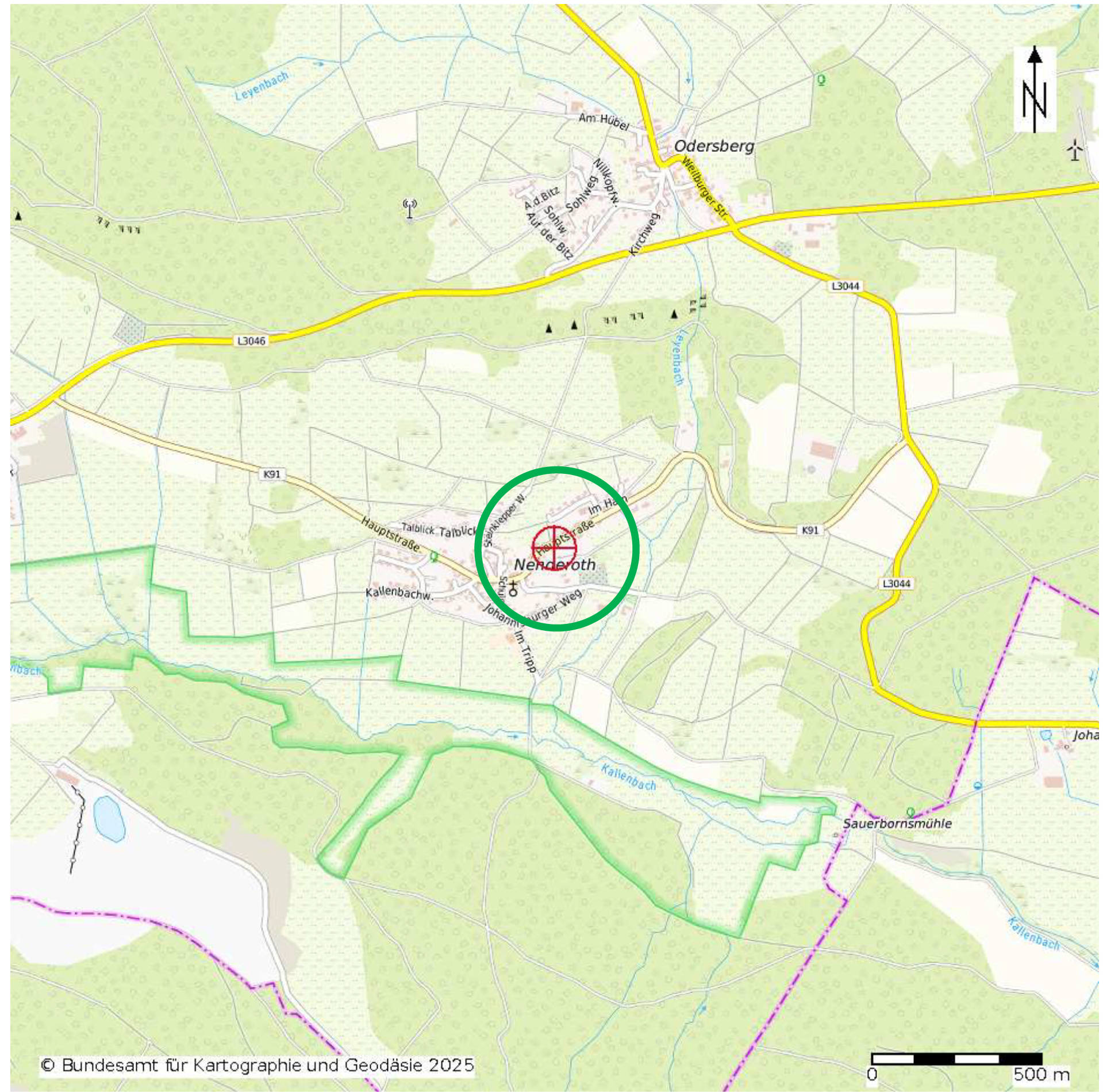 hessen 0040 K 0001/2025 Hauptstraße 25, 35753 Greifenstein, Nenderoth 29
