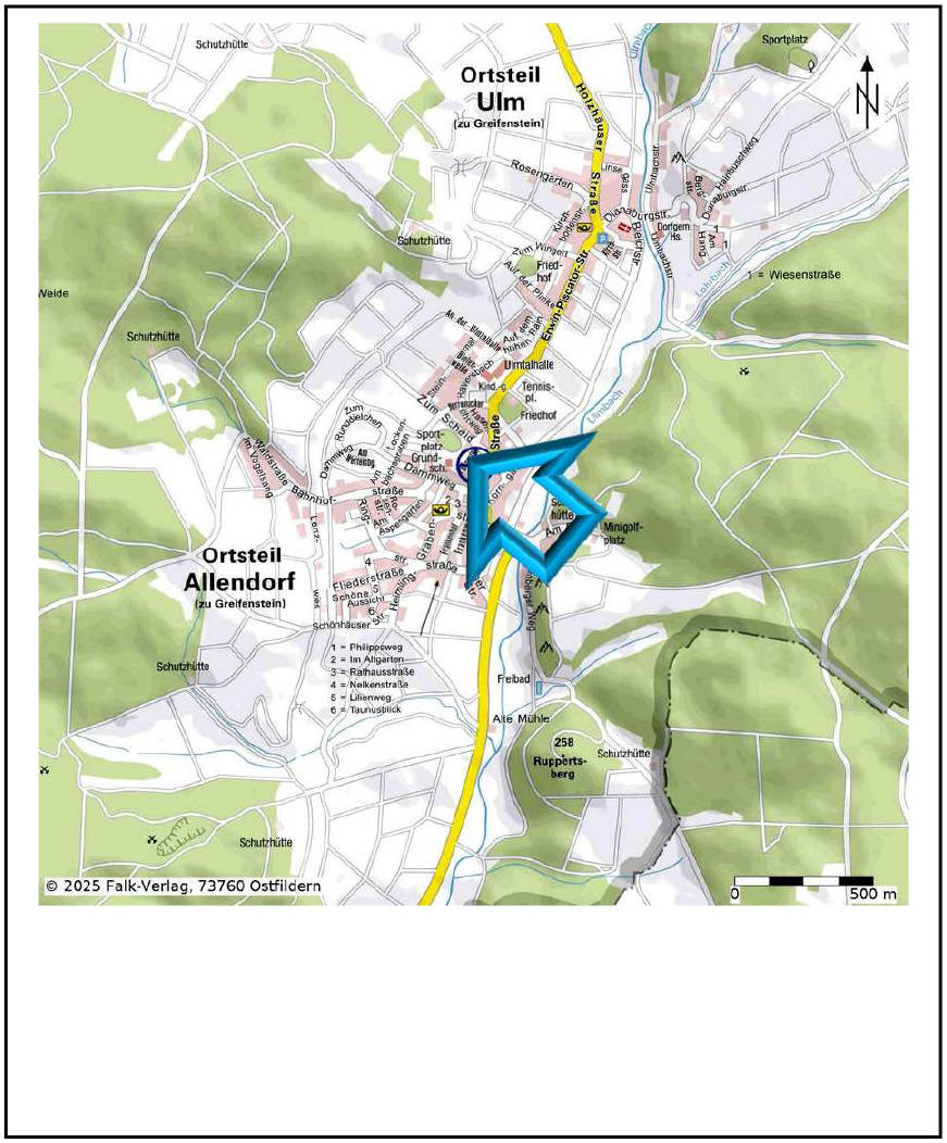 Einfamilienhaus, Garage in Ulmer Straße  9, 35753 Greifenstein, Allendorf - Bild 3