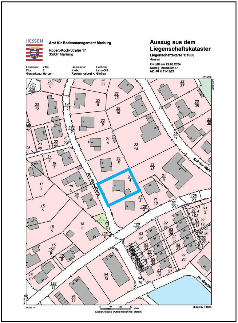 hessen 0040K0011-2024 Am Eichelberg 13, 35745 Herborn