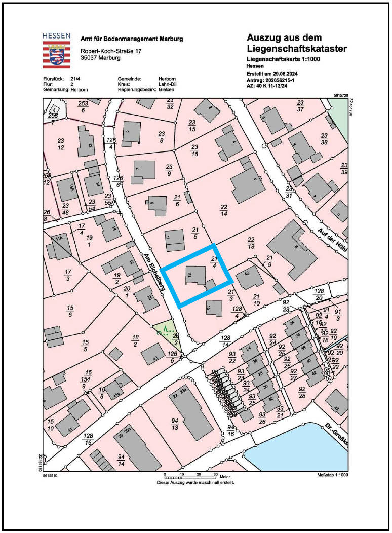 hessen 0040K0012-2024 Am Eichelberg 13, 35745 Herborn