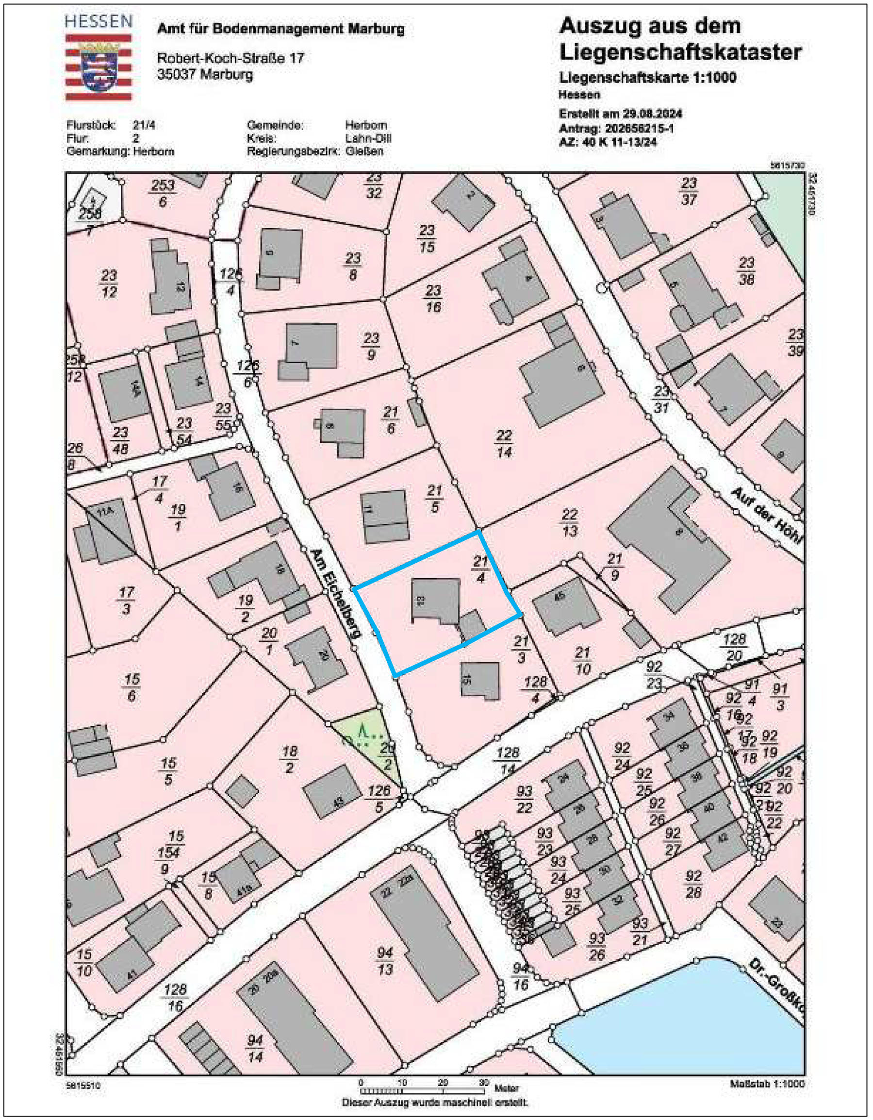hessen 0040K0013-2024 Am Eichelberg 13, 35745 Herborn