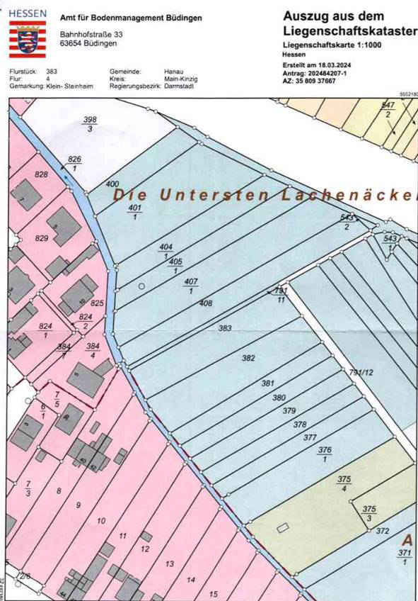 unbebaute Grün- bzw. Kleingartenfläche in Auf die Lachengräben, 63456 Hanau, Klein-Steinheim - Bild 3