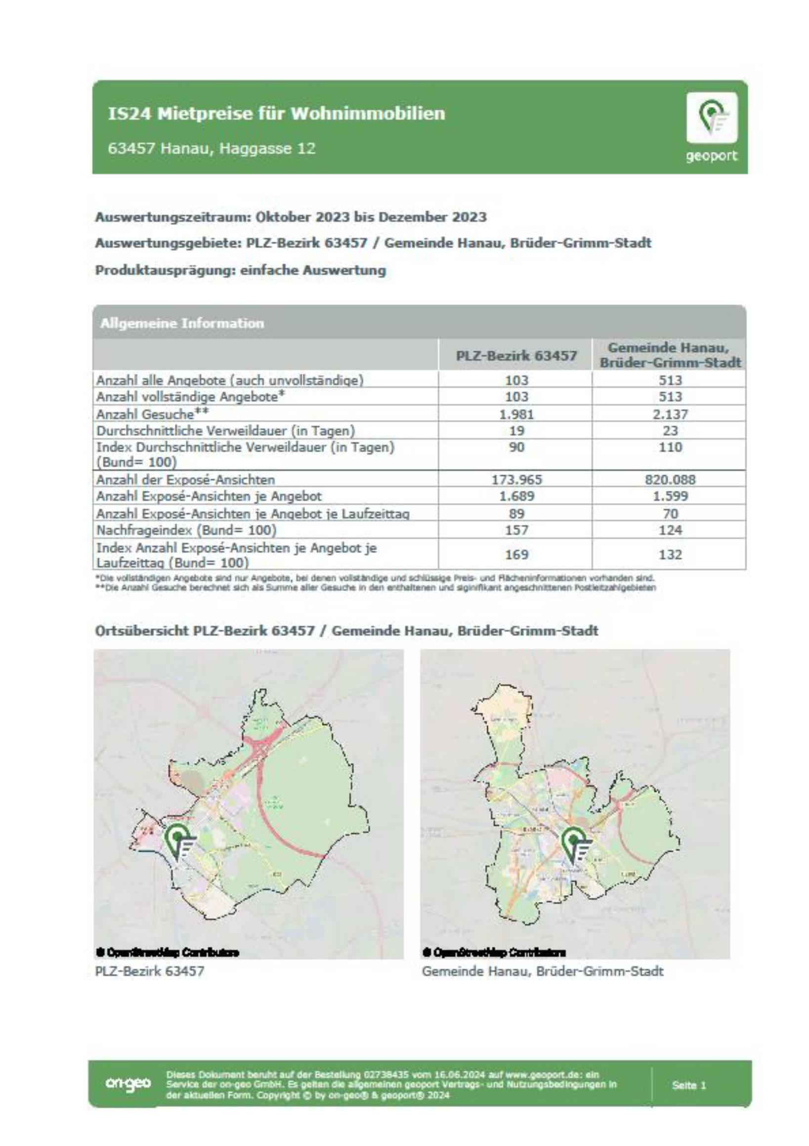 hessen 0042 K 0067/2023 Haggasse 12, 63457 Hanau, Großauheim 8