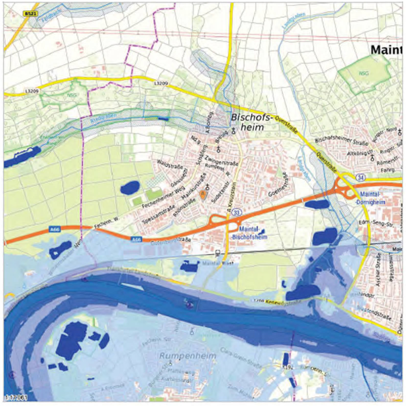hessen 0042 K 0082/2024 Zimmerseestr.  28-36, 63477 Maintal, Bischofsheim 13