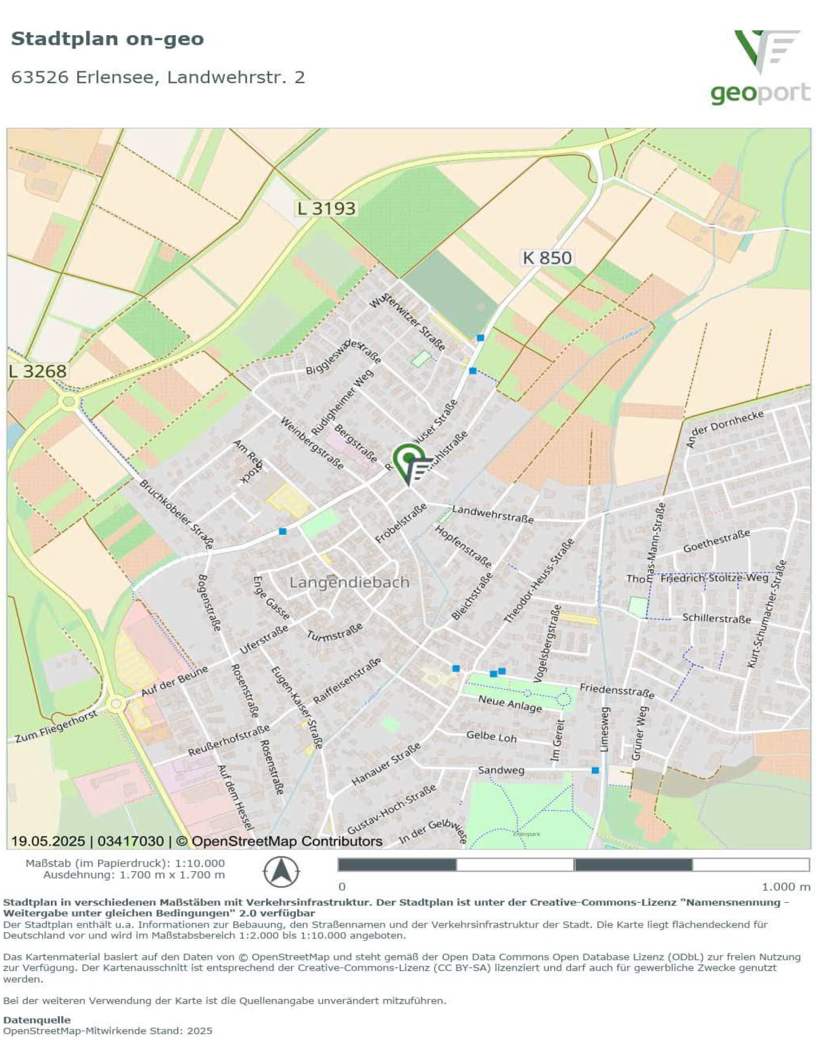 hessen 0042 K 0084/2024 Landwehrstraße 2, 63526 Erlensee, Langendiebach 16