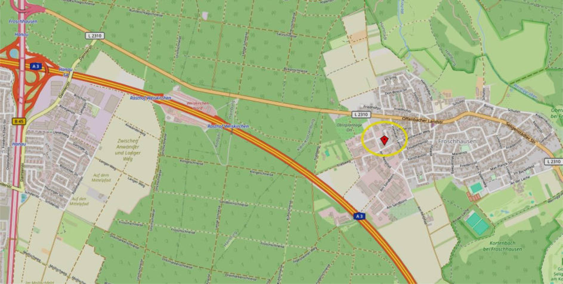 hessen 0043K0004/2025 Jügesheimer 35, 63500 Seligenstadt, Froschhausen 9