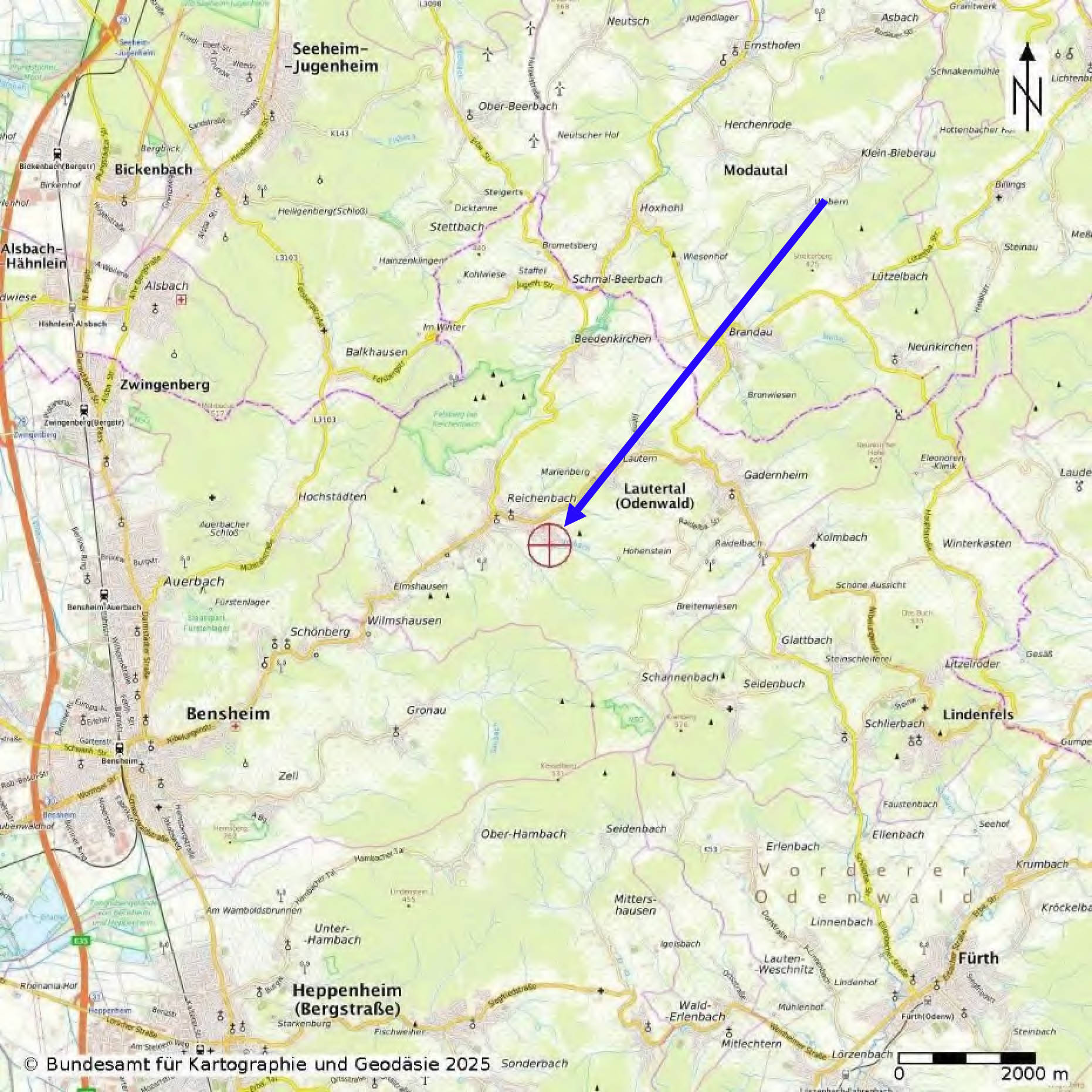 hessen 0043 K 0008/2024 Vier Morgen 16, 64686 Lautertal, Reichenbach 34