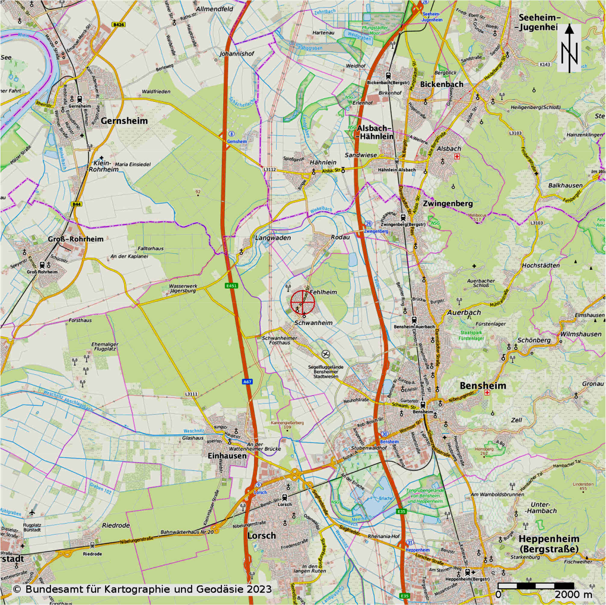 hessen 0043K0011-2023 Rodauer Straße 33, 64625 Bensheim, Fehlheim 18