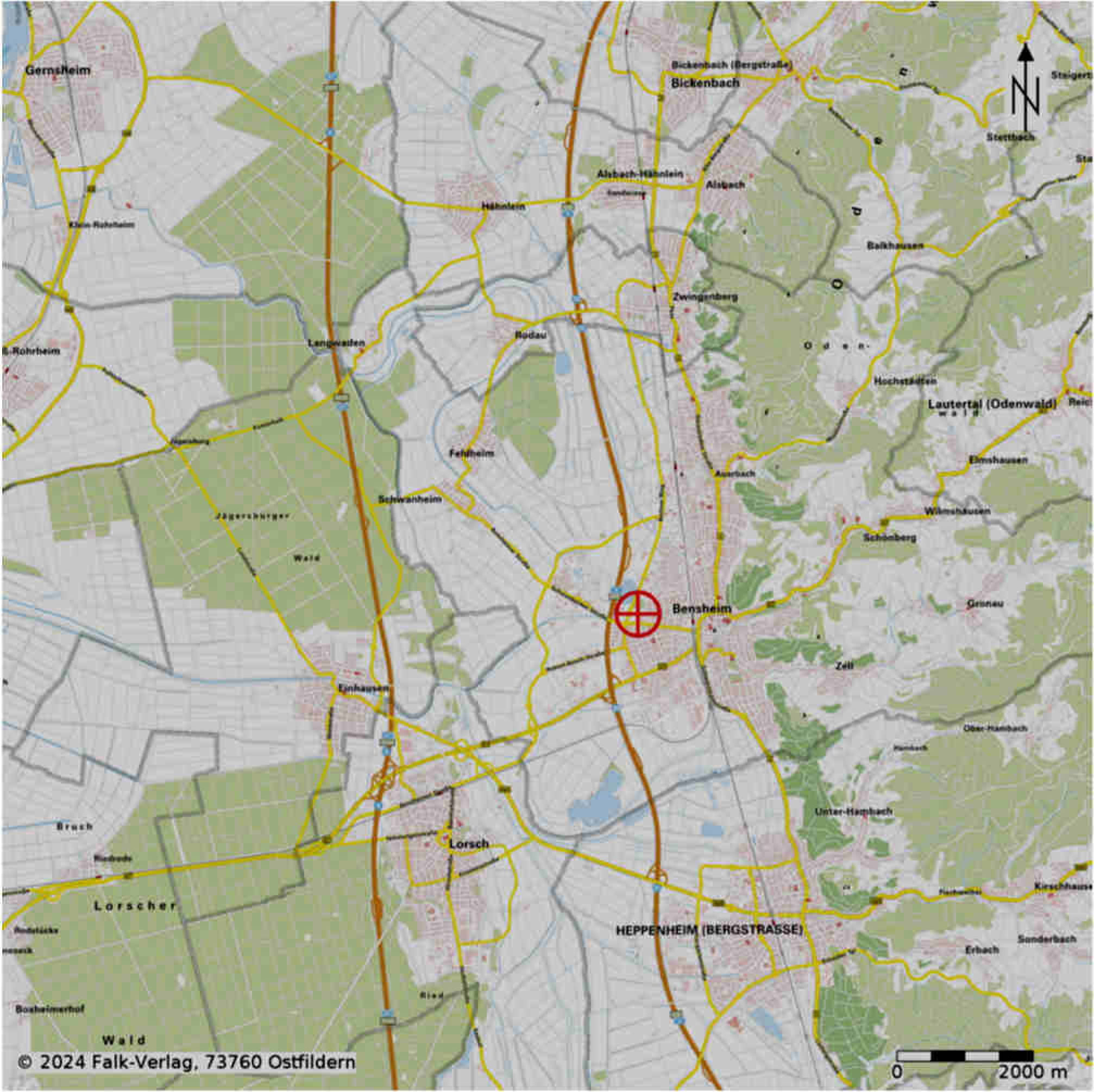 hessen 0043K0013-2024 Taunusstraße 8, 64625 Bensheim