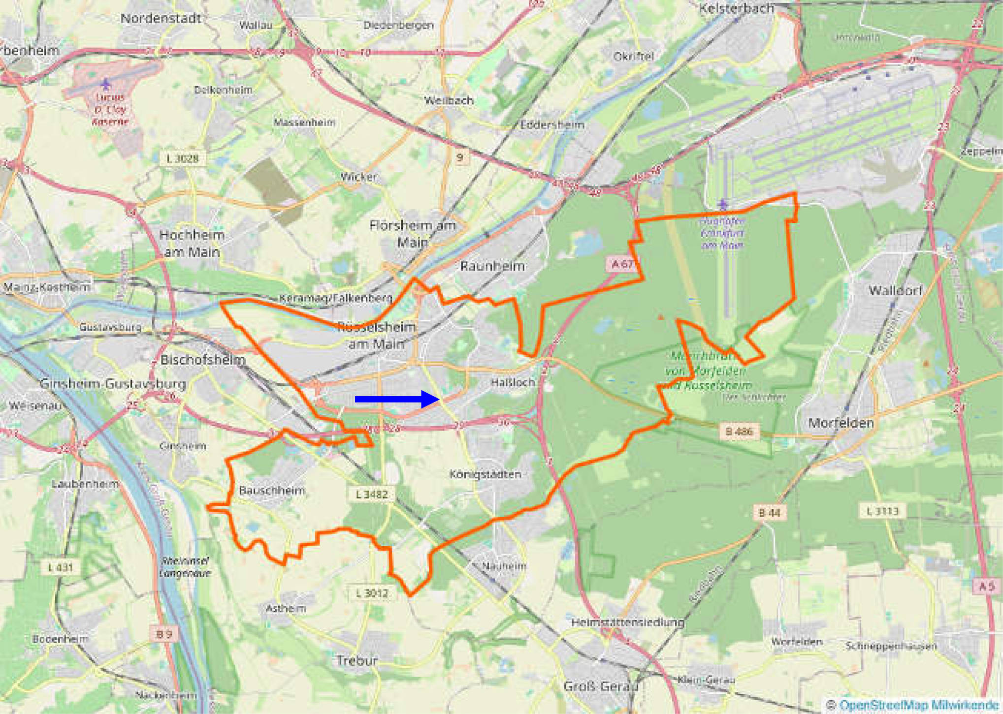hessen 0043K0014-2023 Im Hasengrund 16, 65428 Rüsselsheim, Hasengrund 6