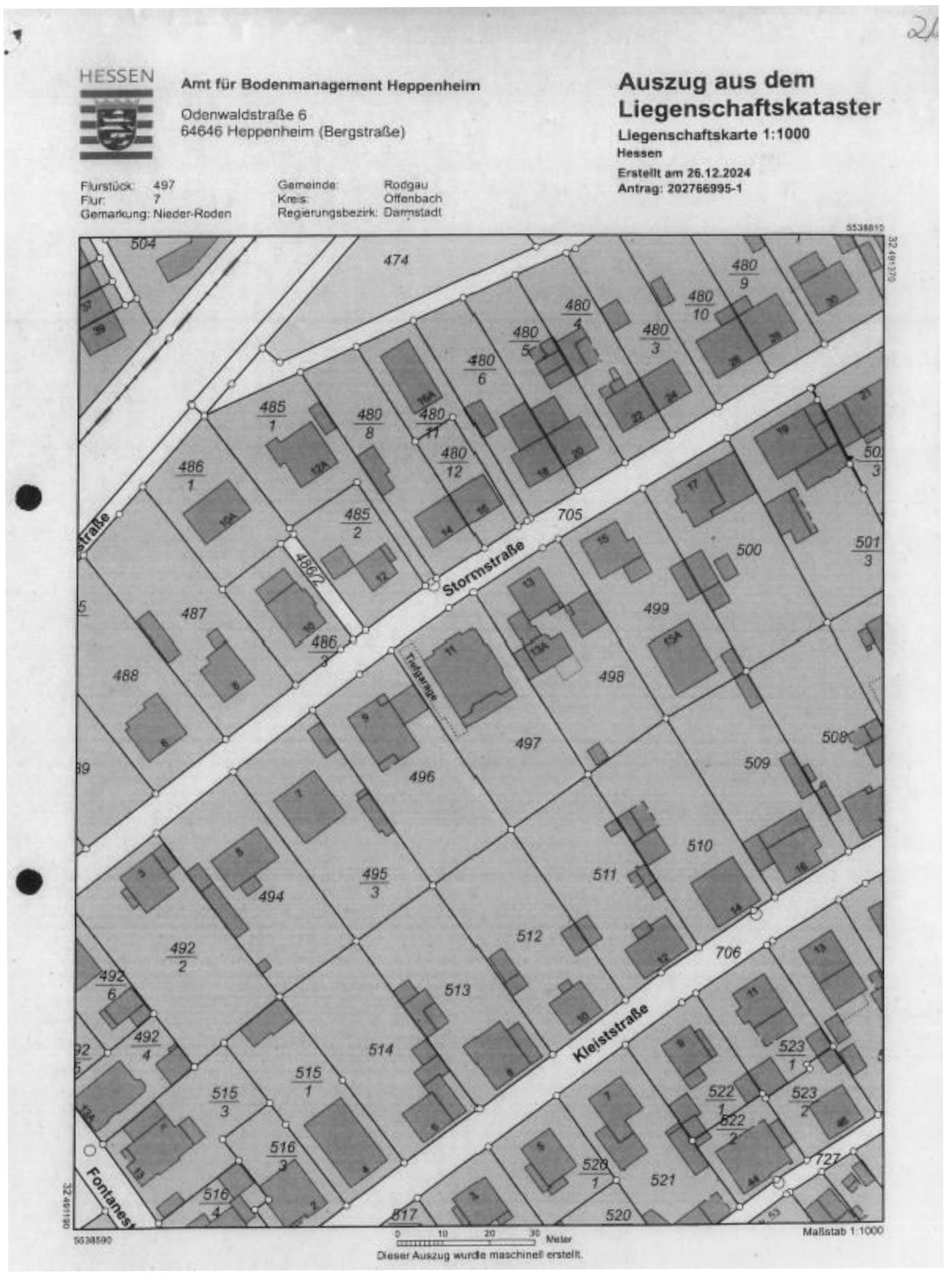 hessen 0043K0032-2024 Stormstraße 11, 63110 Rodgau, Nieder-Roden