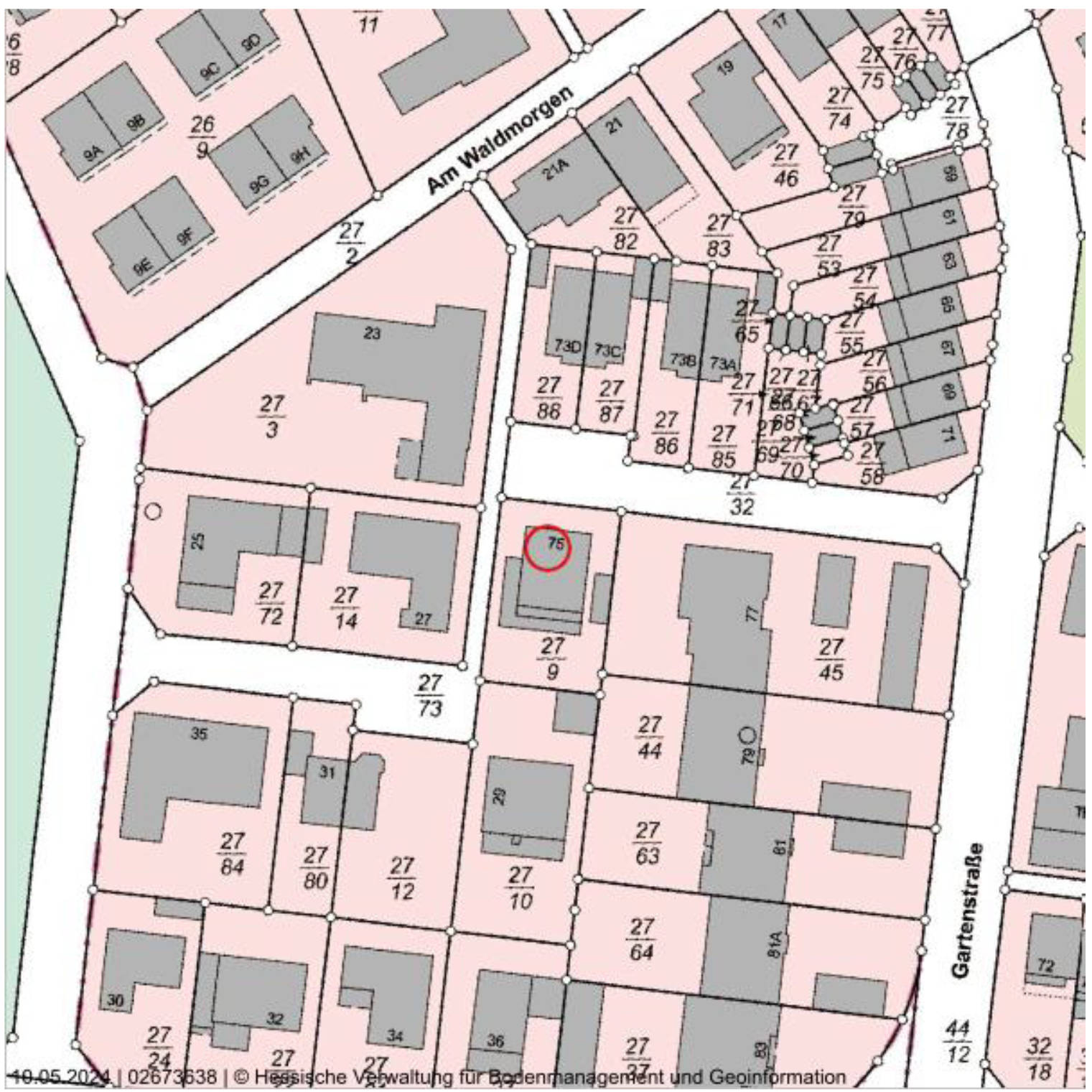 hessen 0043K0048-2023 Gartenstraße 75, 63512 Hainburg, Hainstadt