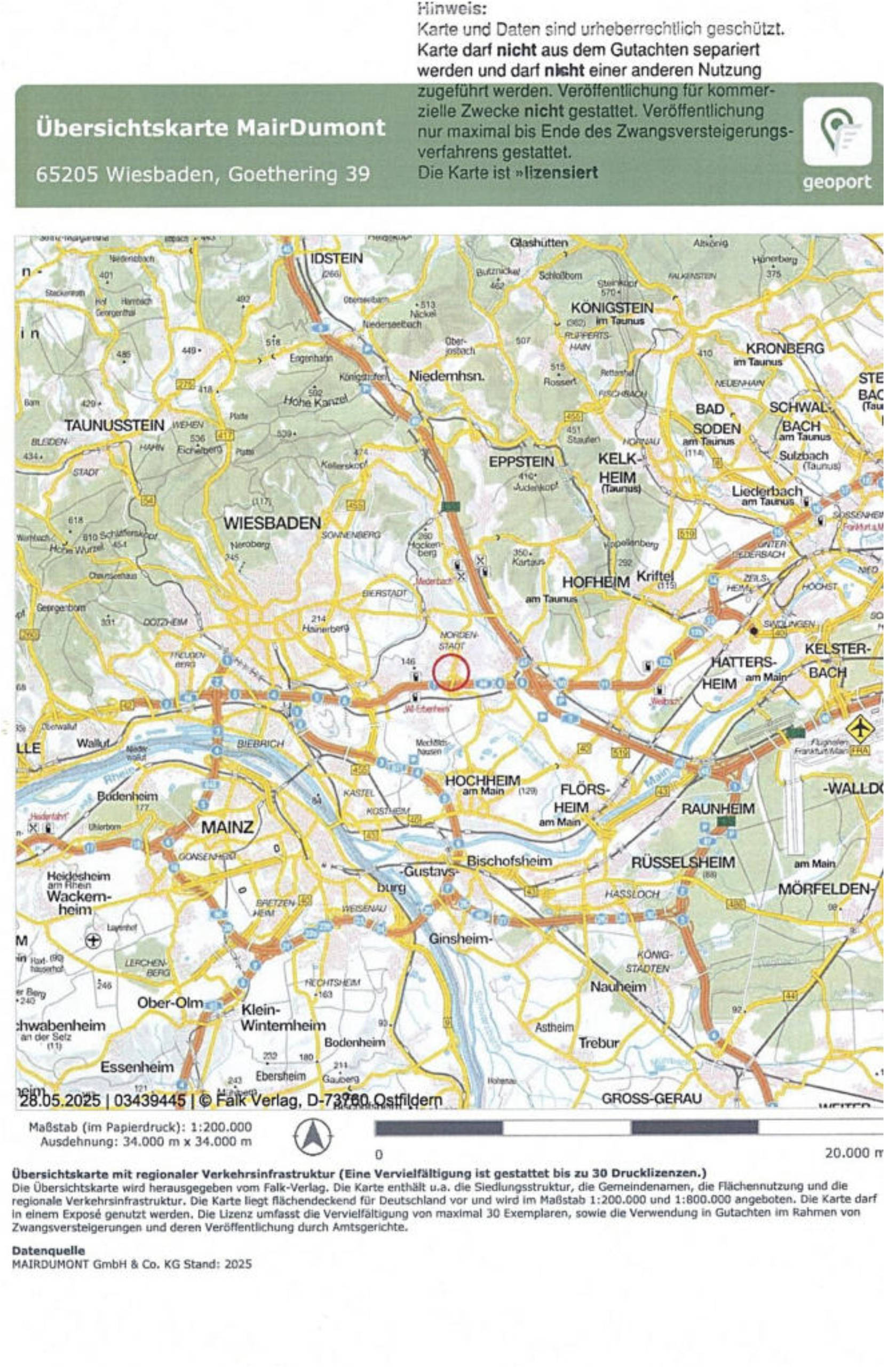 hessen 0061 K 0014/2025 Goethering 39, 65205 Wiesbaden, Nordenstadt 27