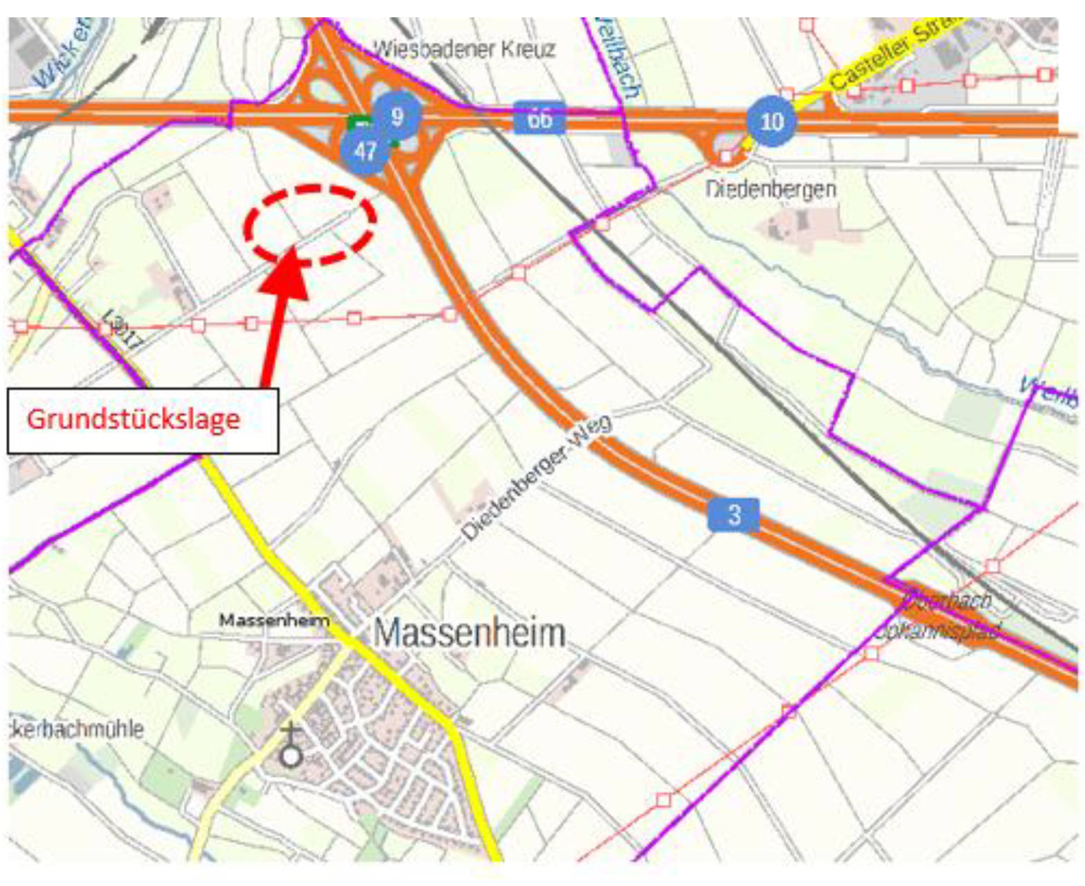 land- und forstwirtschaftlich genutztes Grundstück in Ackerland, Strenge Erd, 00000 Massenheim - Bild 3