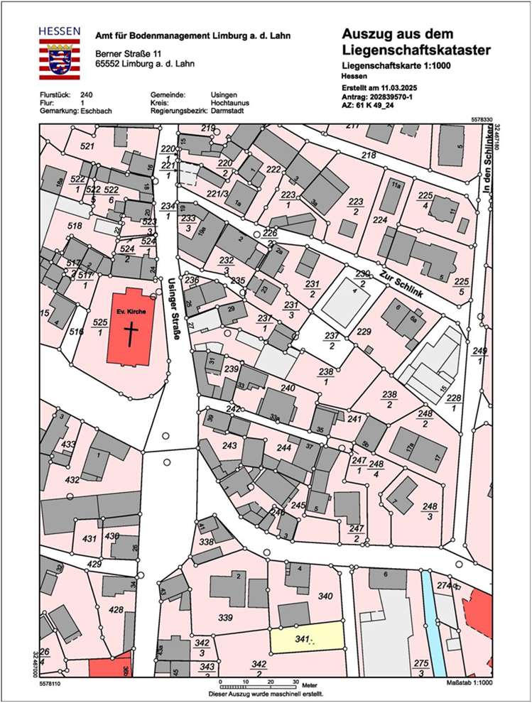 hessen 0061 K 0049/2024 Usinger Straße 33, 61250 Usingen, Eschbach 14