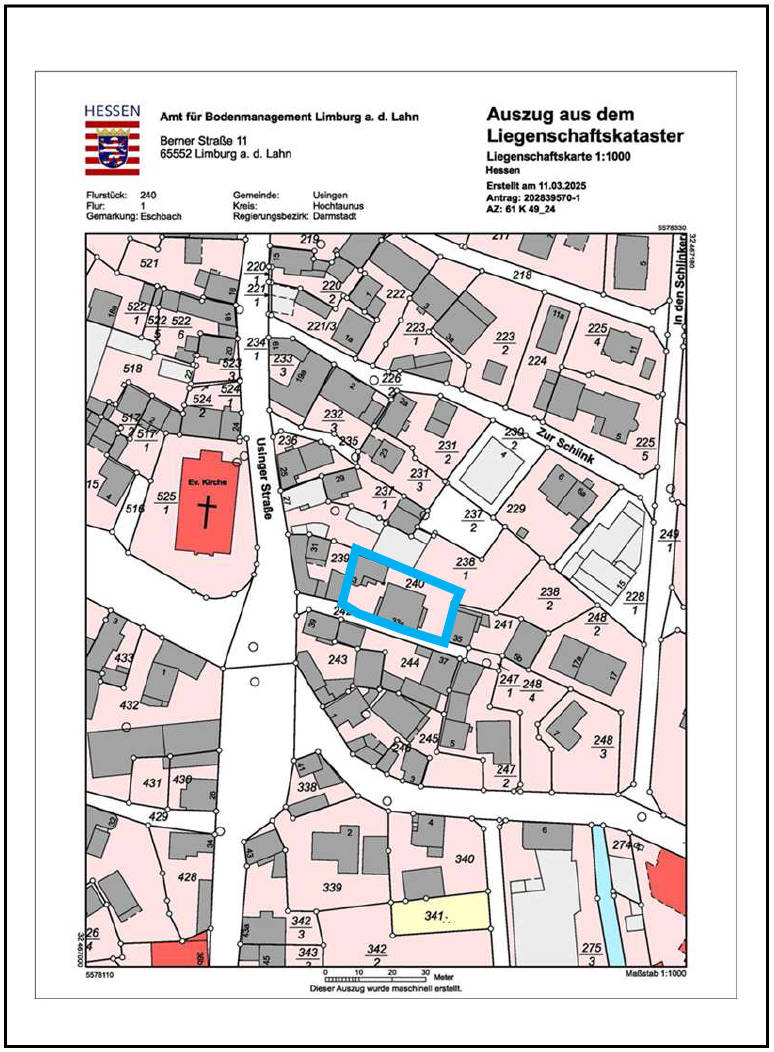 hessen 0061 K 0049/2024 Usinger Straße 33, 61250 Usingen, Eschbach 17
