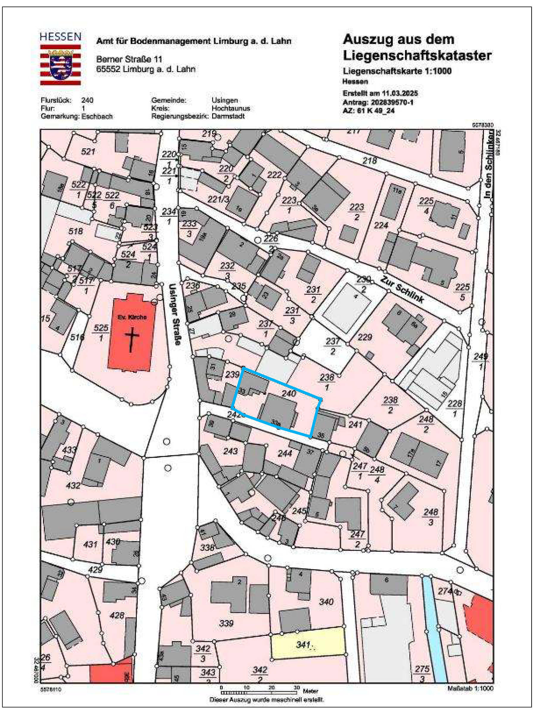 hessen 0061 K 0049/2024 Usinger Straße 33, 61250 Usingen, Eschbach 15