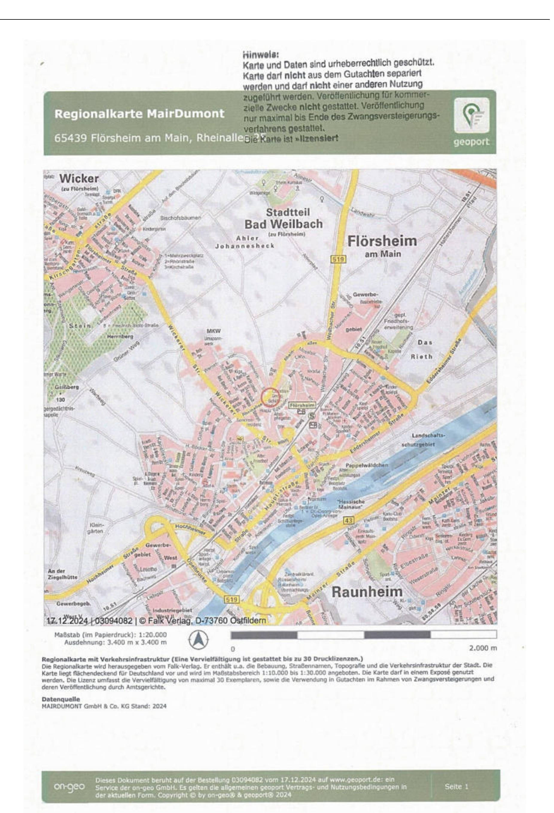 hessen 0061K0052-2024 Rheinallee 25, 65439 Flörsheim am Main