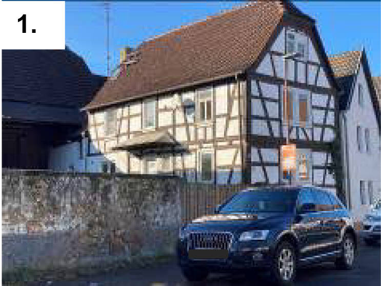 Unbebautes Grundstück (lfd. Nr. 1) und Wohnhaus mit Ökonomiegebäuden (Kulturdenkmal) in Gießener Straße / Gießener Straße 4, 61197 Florstadt, Stammheim