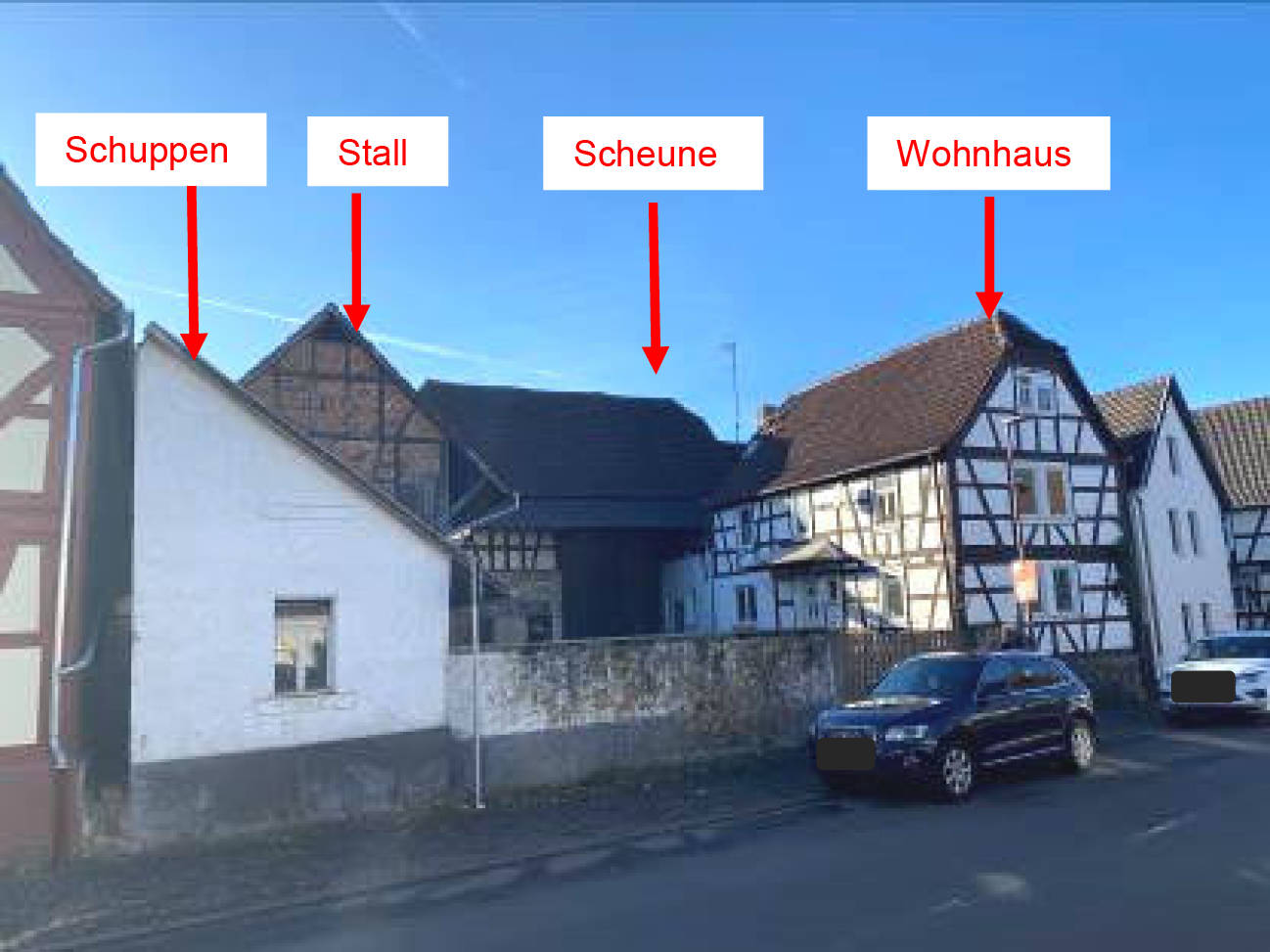 Unbebautes Grundstück (lfd. Nr. 1) und Wohnhaus mit Ökonomiegebäuden (Kulturdenkmal) in Gießener Straße / Gießener Straße 4, 61197 Florstadt, Stammheim - Bild 5