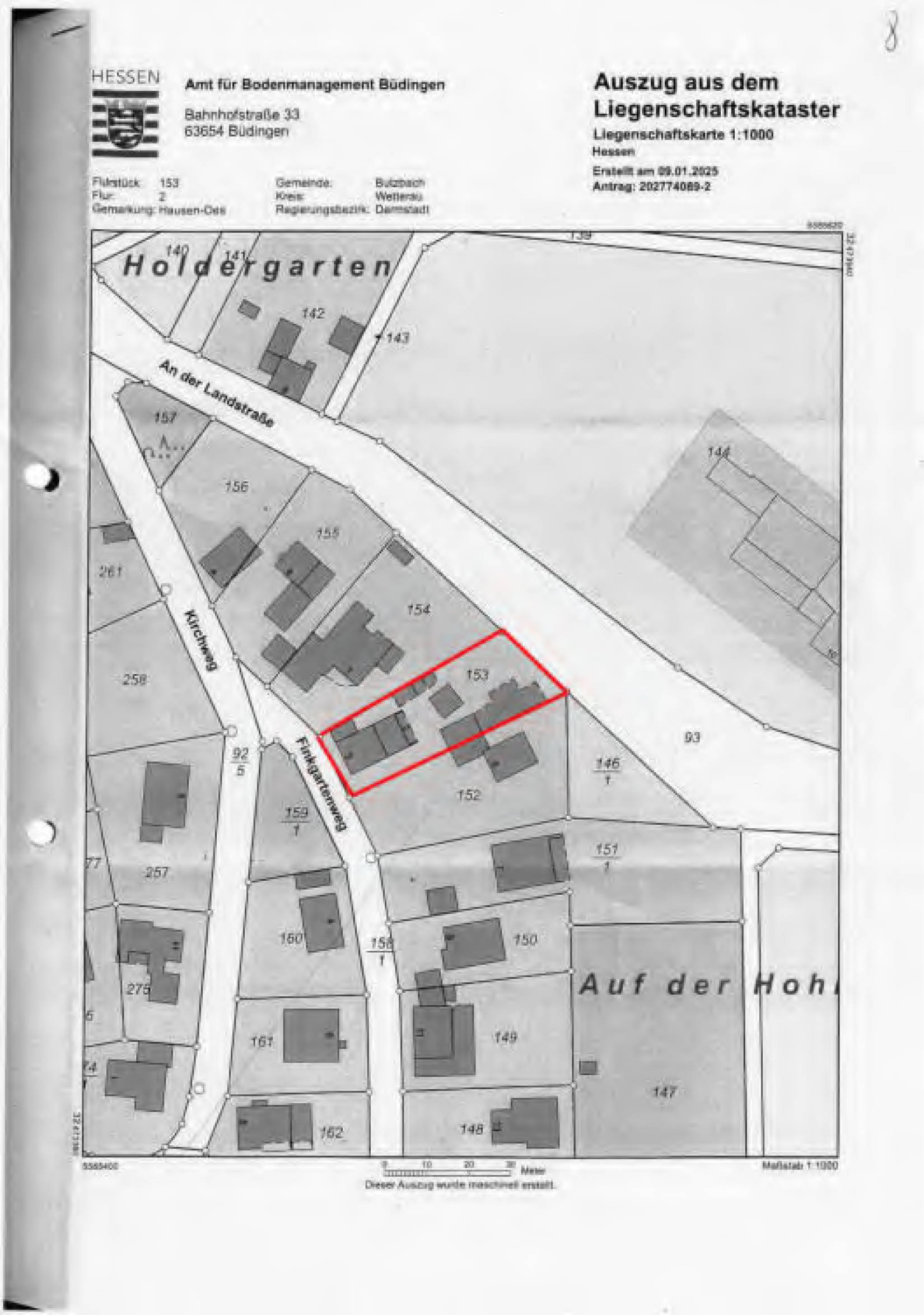 hessen 0063 K 0004/2025 Finkgartenweg  3, 35510 Butzbach, Hausen-Oes 36