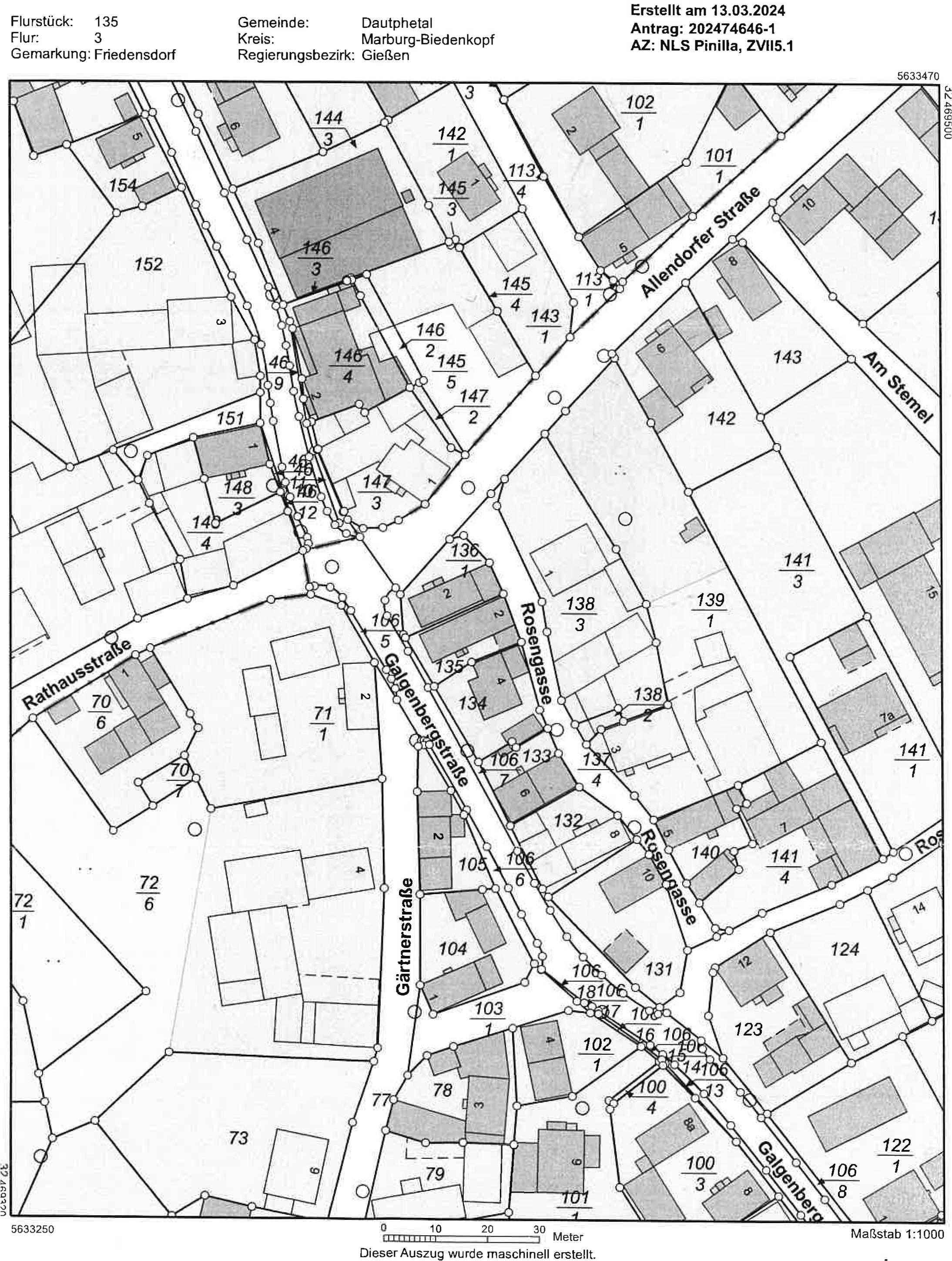 hessen 0070K0003/2024 Rosengasse 2, 35232 Dauthpetal, Friedensdorf 21