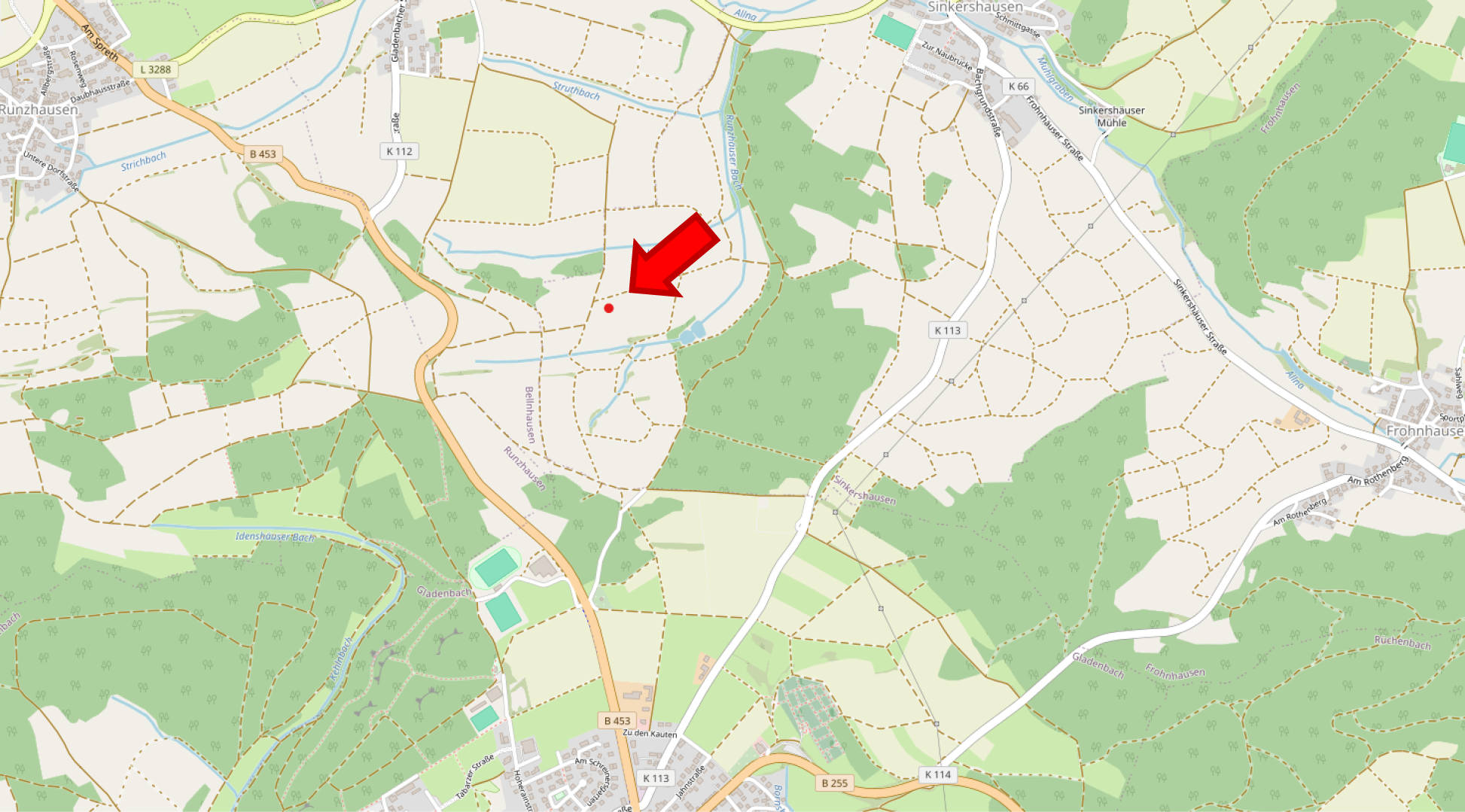 land- und forstwirtschaftlich genutztes Grundstück in im hinteren Mittelscheid, 35075 Gladenbach, Sinkerskausen - Bild 2
