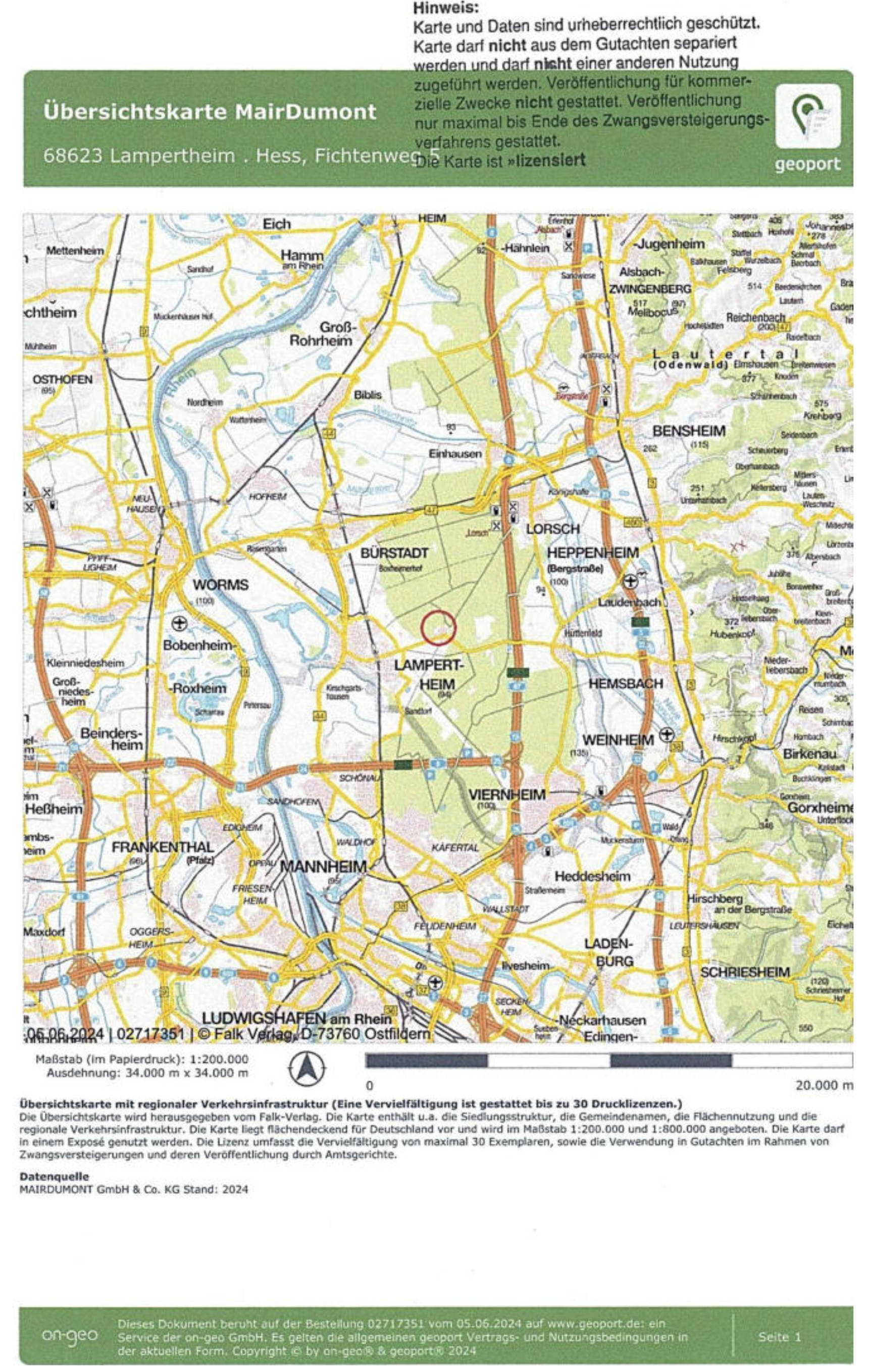 hessen 0071K0006-2024 Fichtenweg 5, 68623 Lampertheim