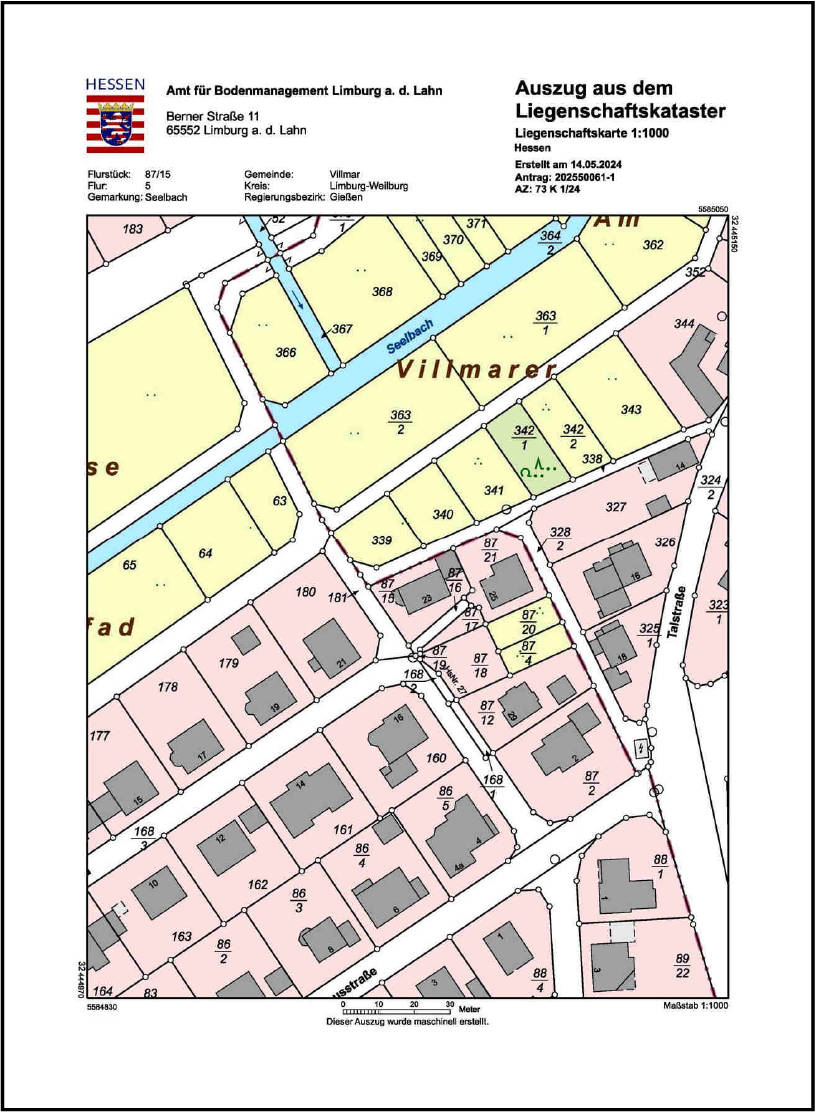 hessen 0073 K 0001/2024 Im Wiesengrund 23, 65606 Villmar, Seelbach 27