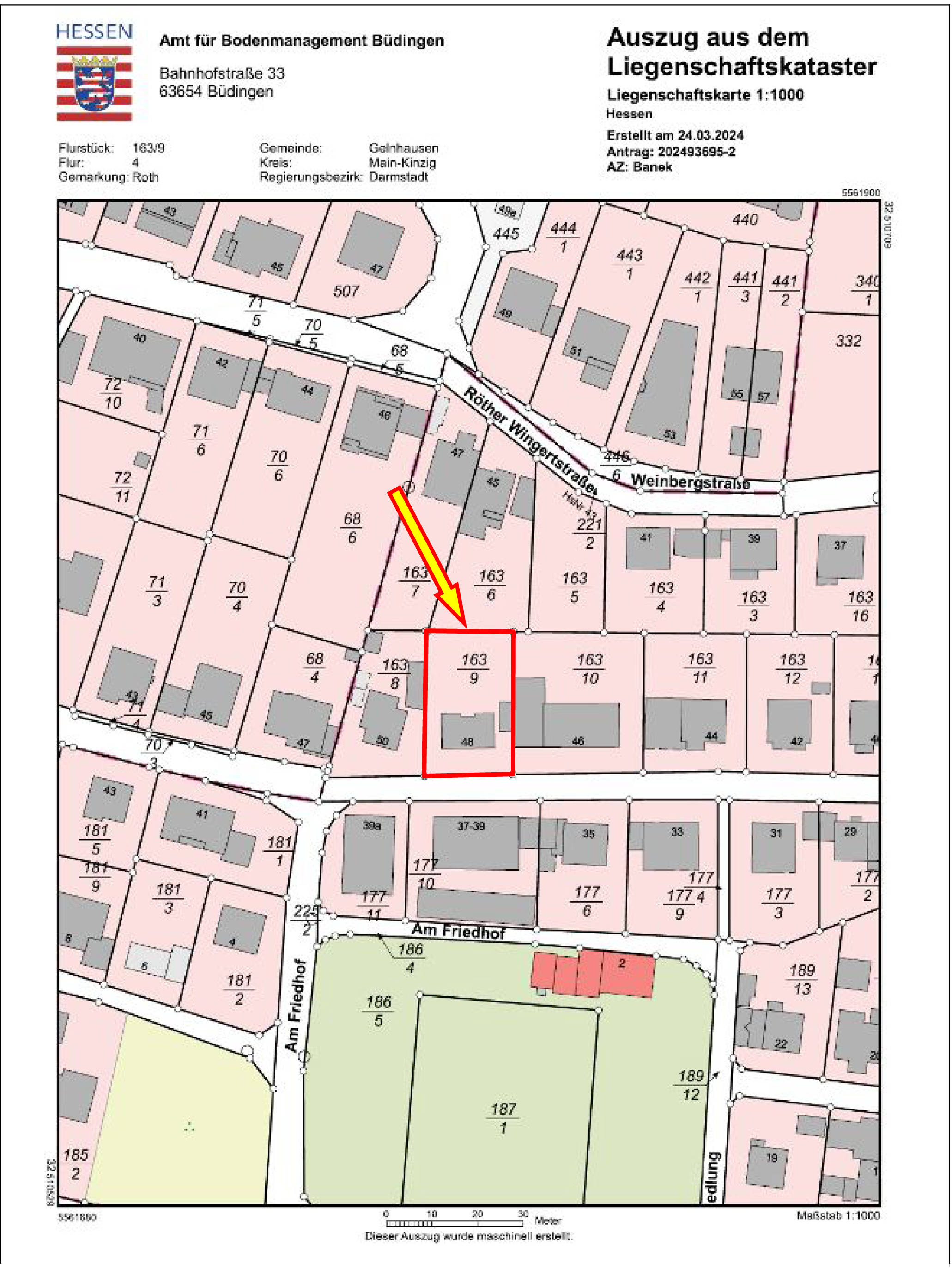 hessen 0081 K 0052/2023 Gartenstraße  48, 63571 Gelnhausen, Roth 31