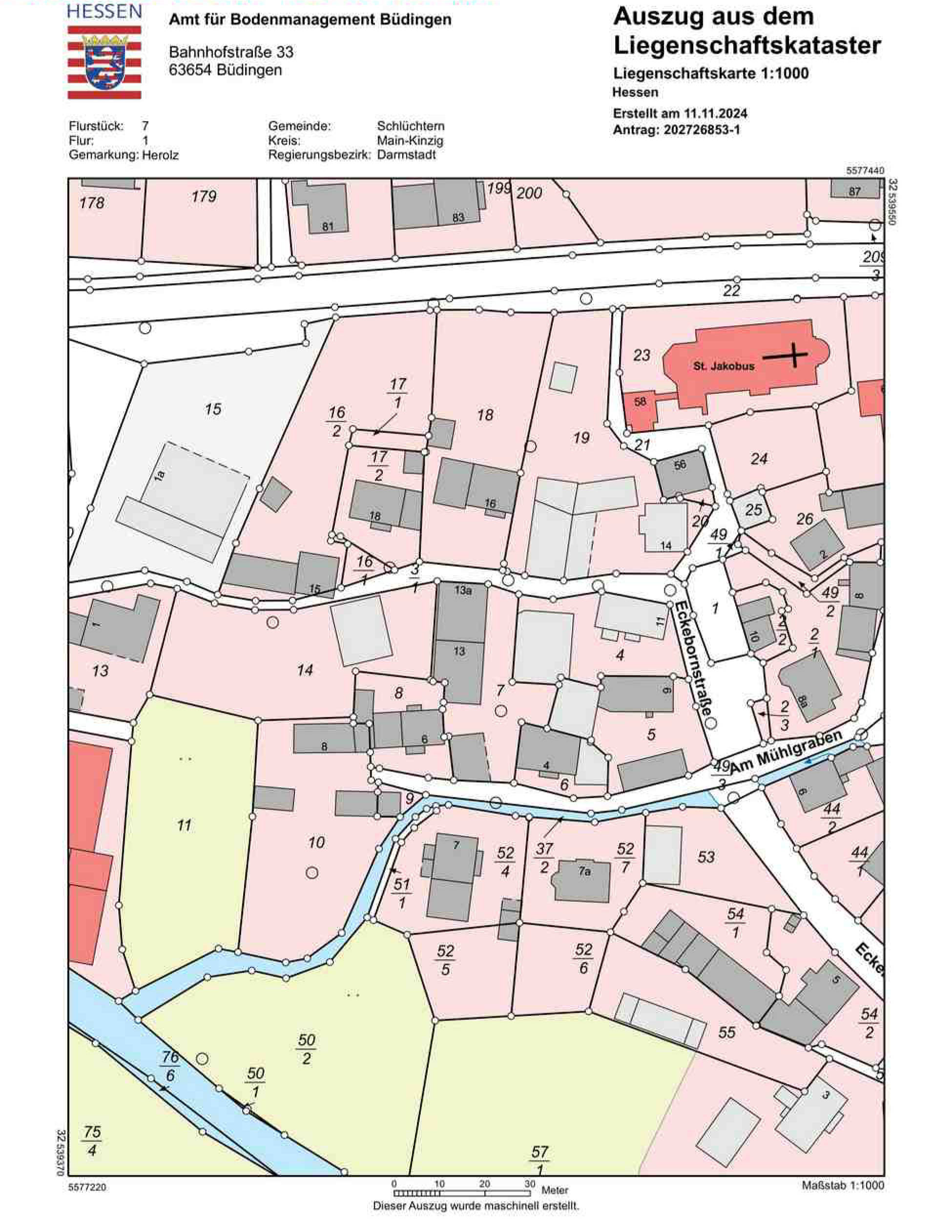 hessen 0082 K 0005/2024 Eckebornstraße  13, 13a, 36381 Schlüchtern, Herolz 11