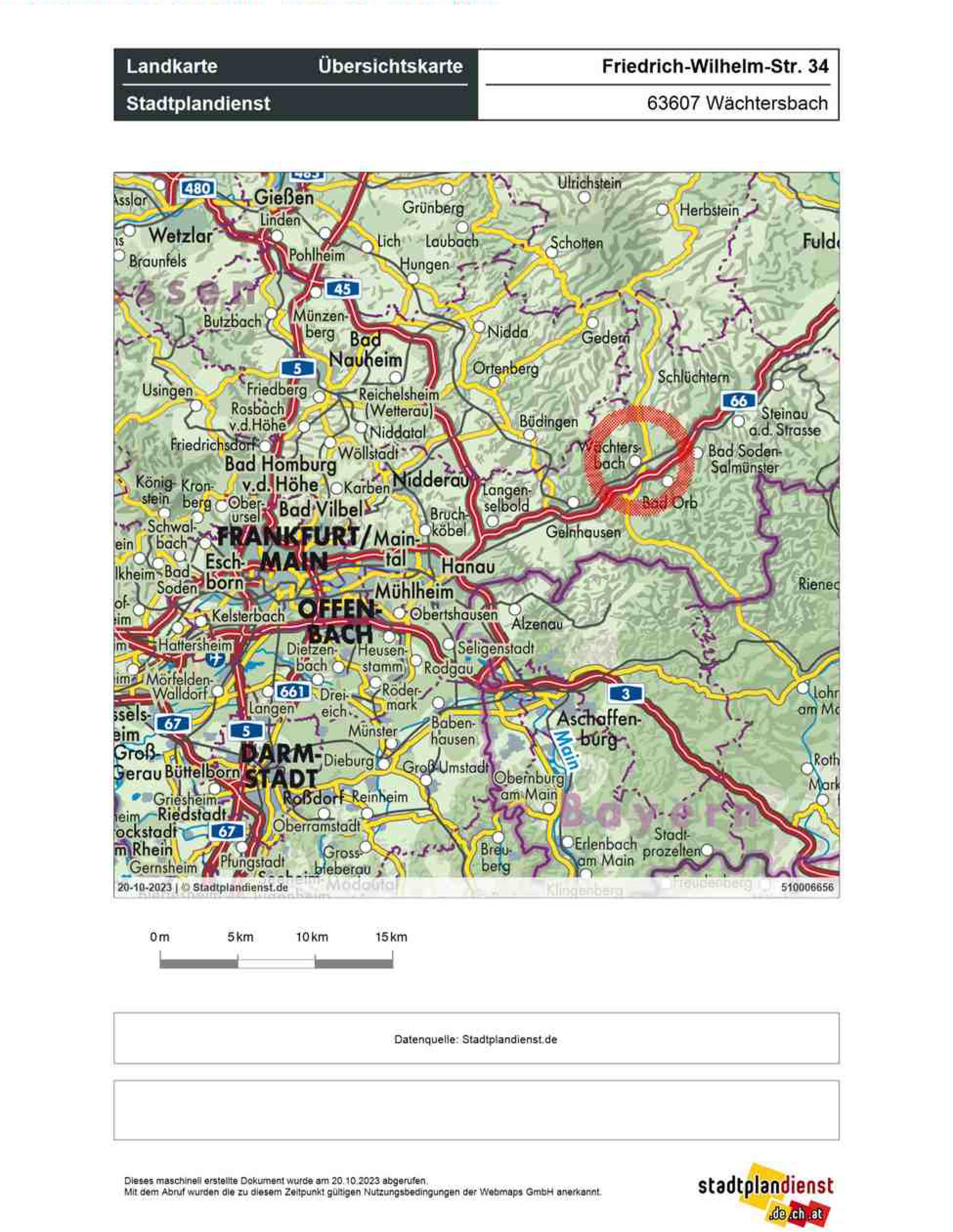 hessen 0082K0012-2023 Friedrich-Wilhelm-Straße 34, 63607 Wächtersbach