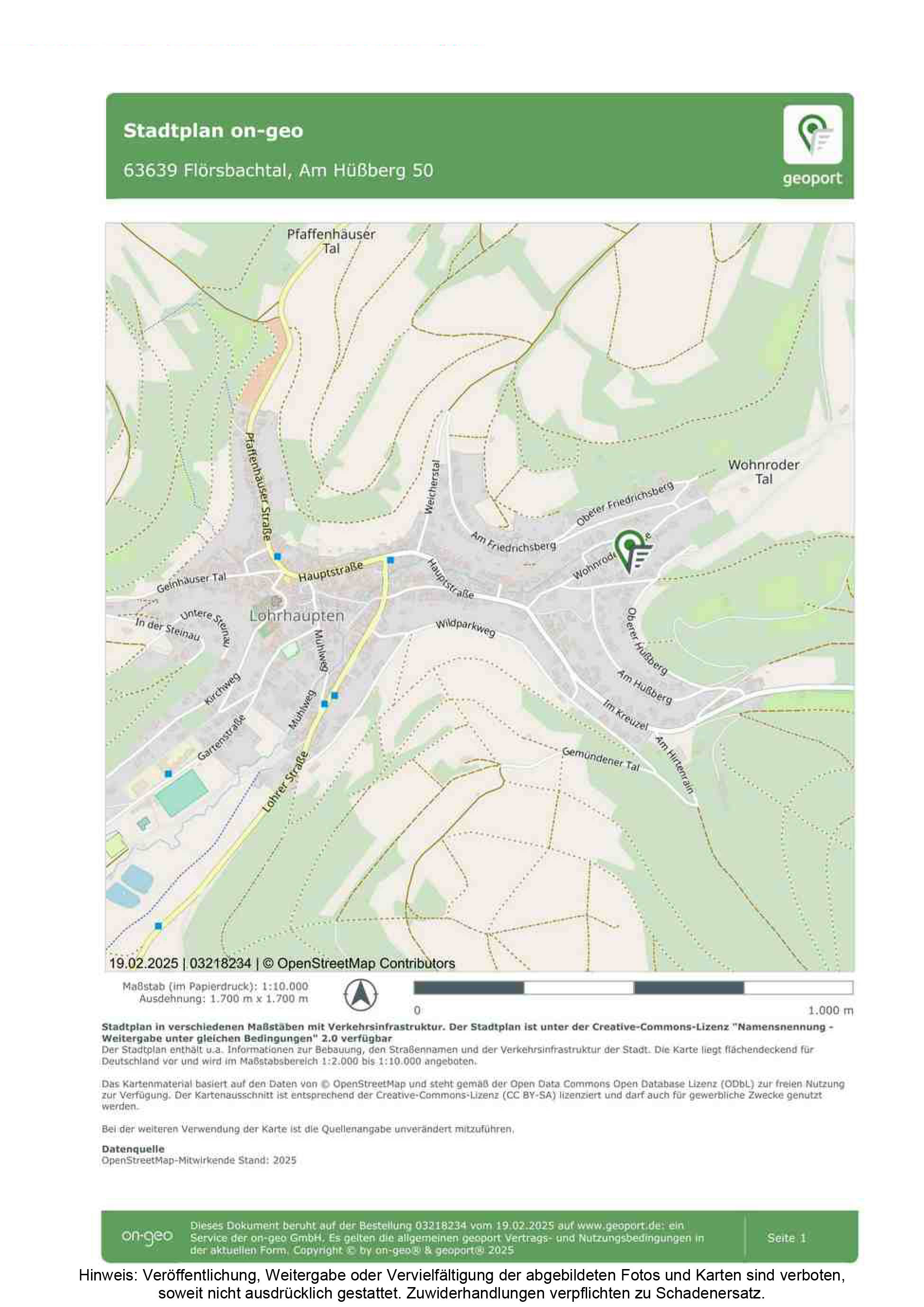 hessen 0082 K 0031/2023 Am Hüßberg  50, 63639 Flörsbachtal, Lohrhaupten 6