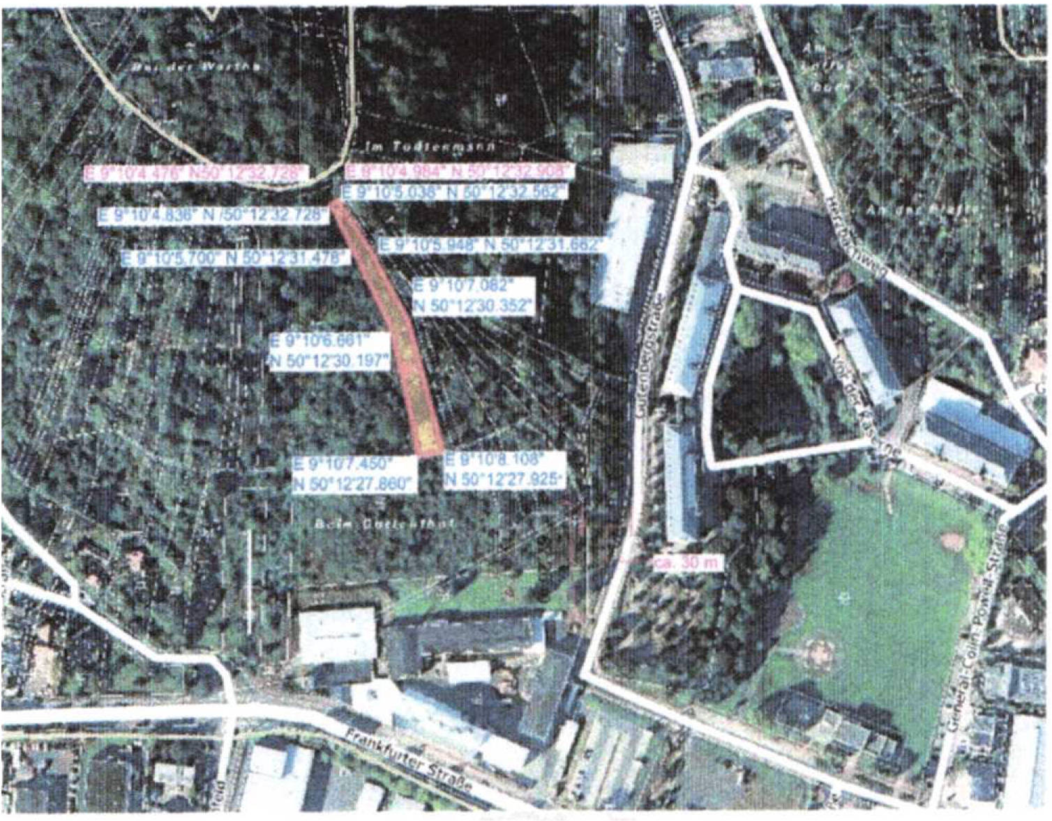 land- und forstwirtschaftlich genutztes Grundstück in In den Vogten, 63571 Gelnhausen - Bild 3