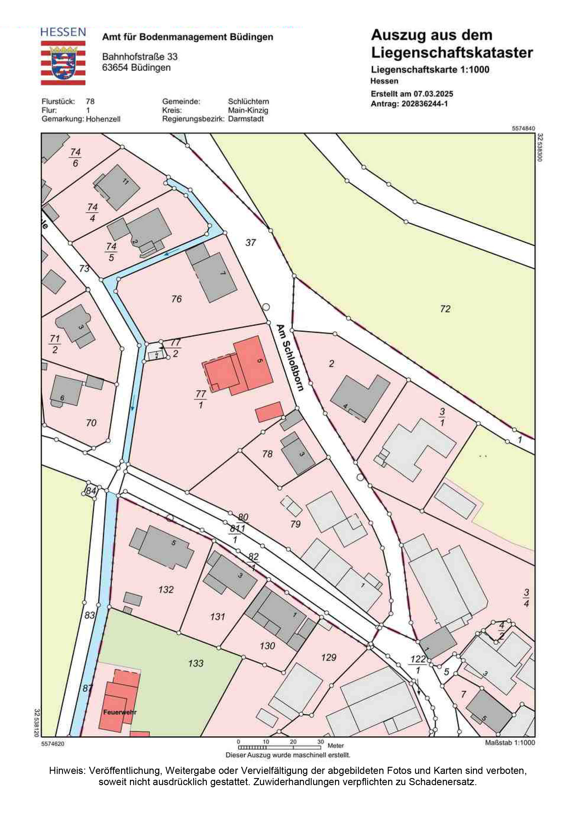 hessen 0082 K 0053/2024 Am Schloßborn  3, 36381 Schlüchtern, Hohenzell 9