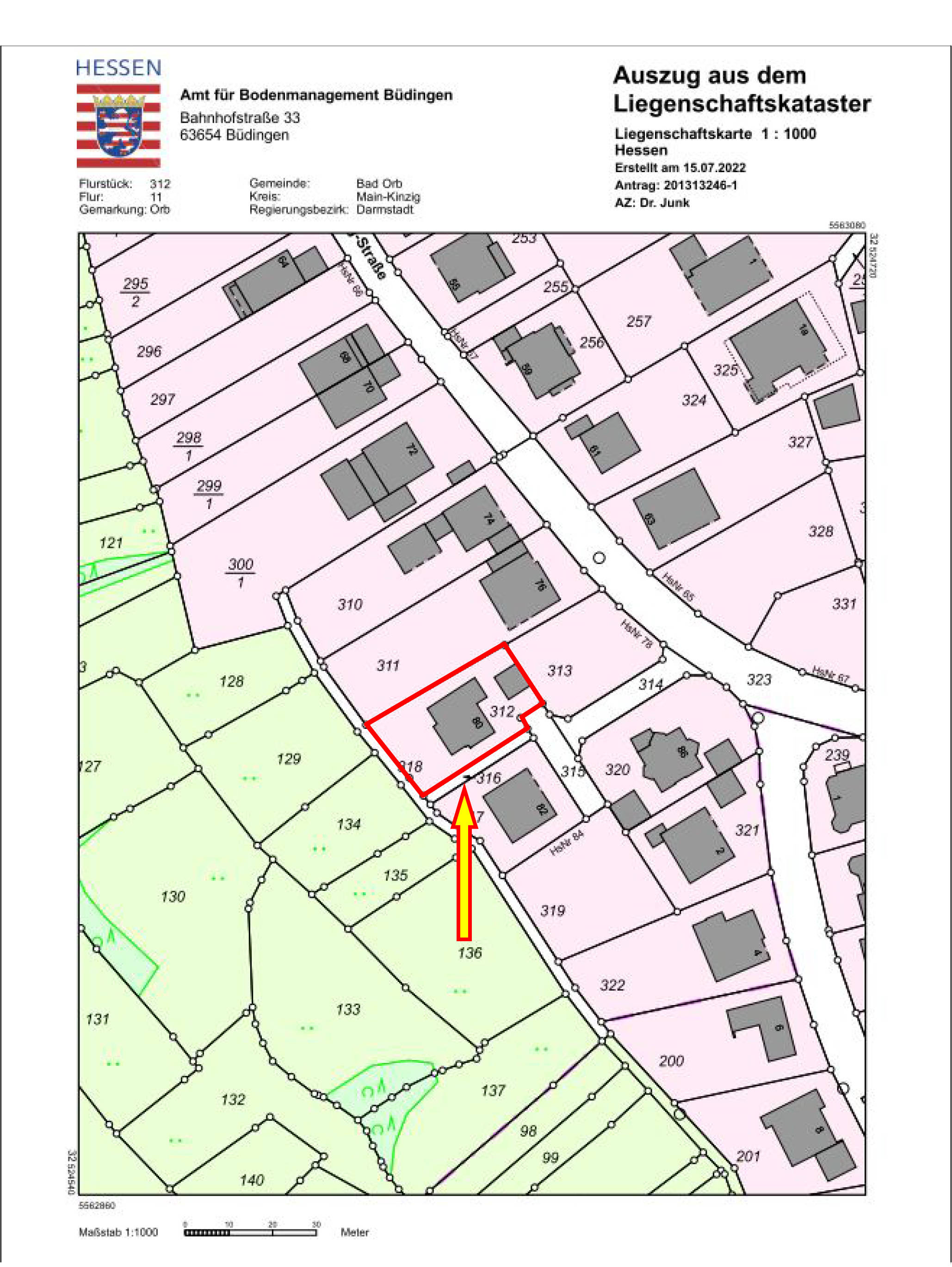 hessen 0083 K 0006/2022 von-Dalberg-Straße 80, 63619 Bad Orb 36