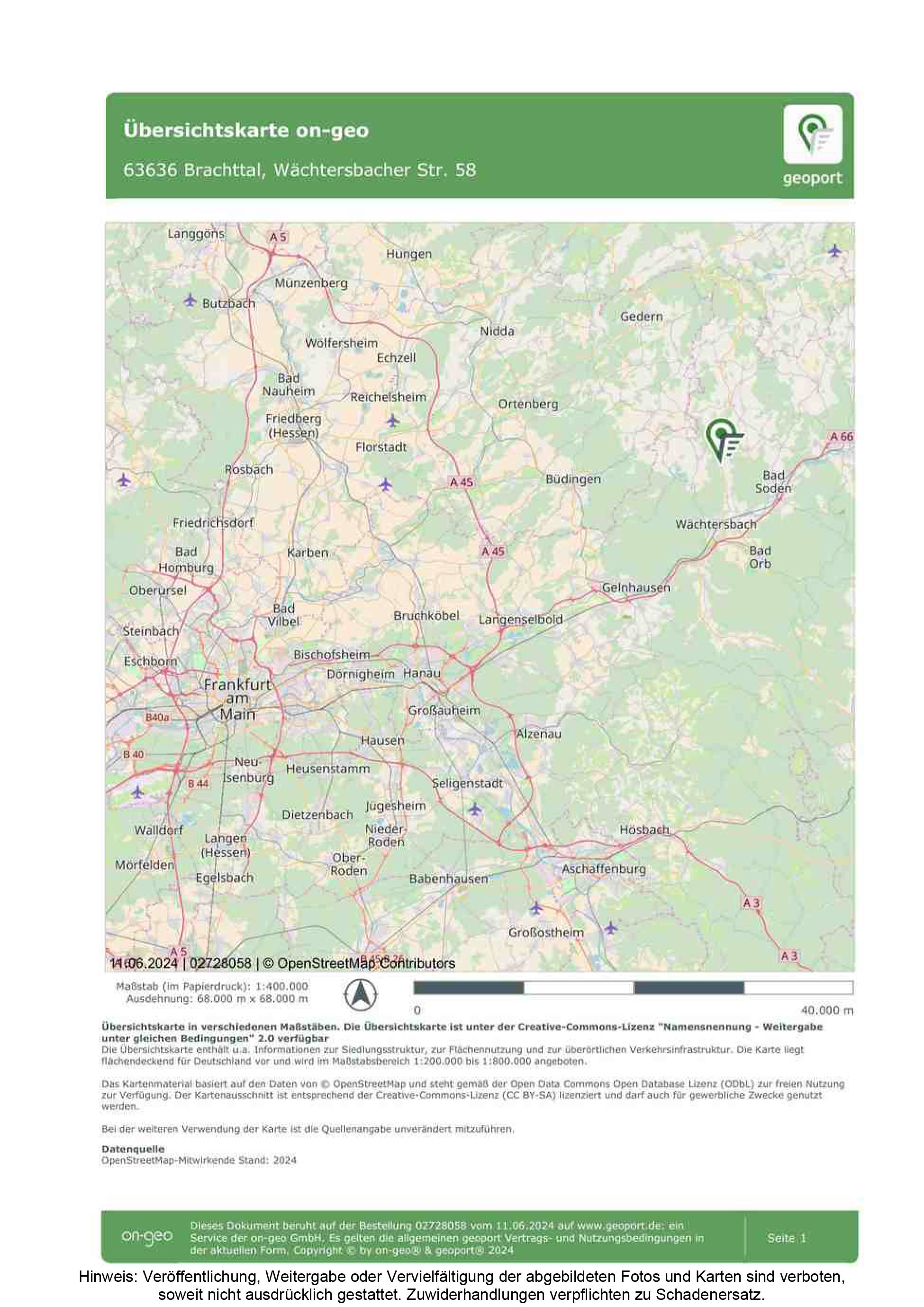 hessen 0083K0014-2024 Wächtersbacher Straße 58, 63636 Brachttal, Schlierbach