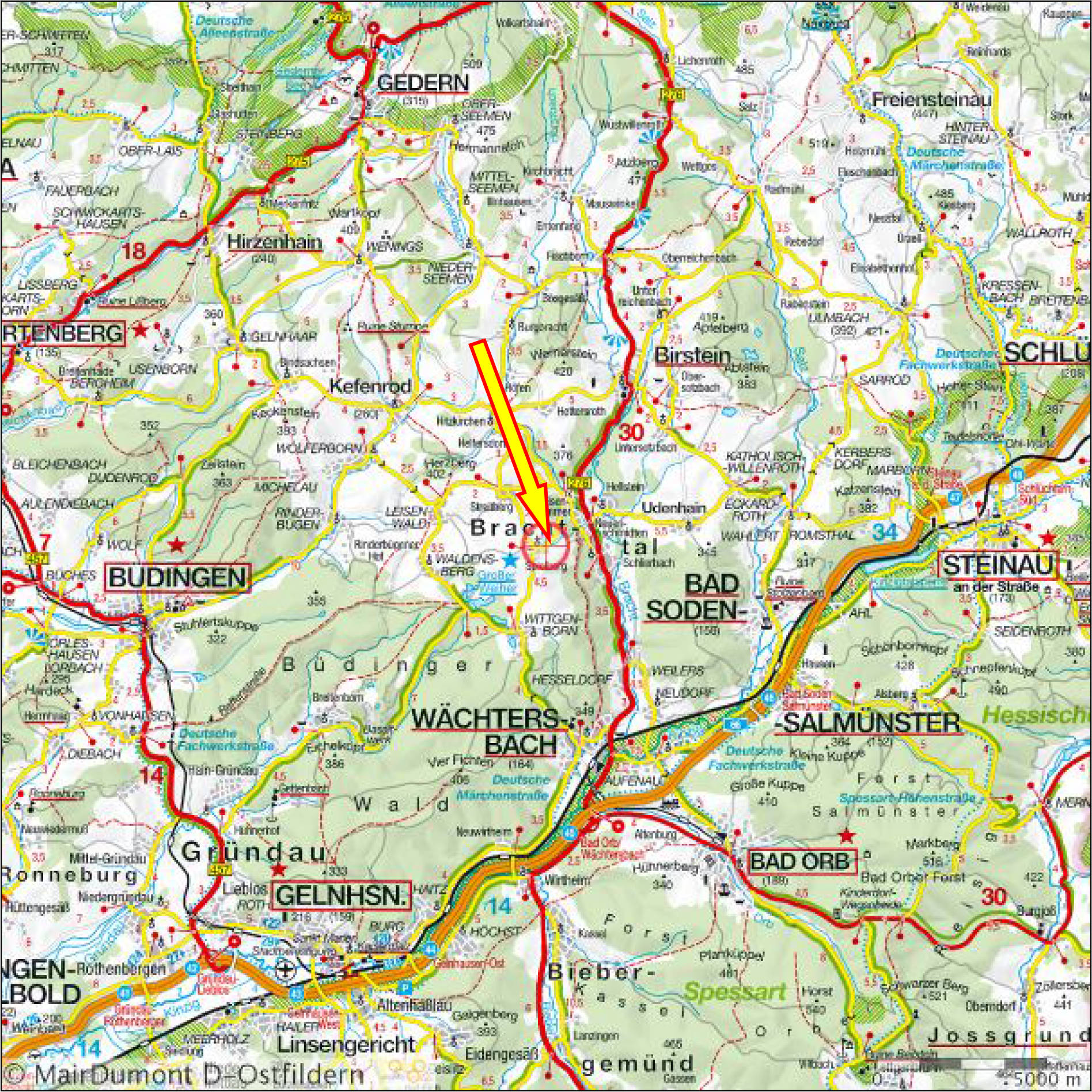hessen 0083K0018-2023 Kreutstraße 22 und Am Mühlrain, 63636 Brachttal, Spielberg 17