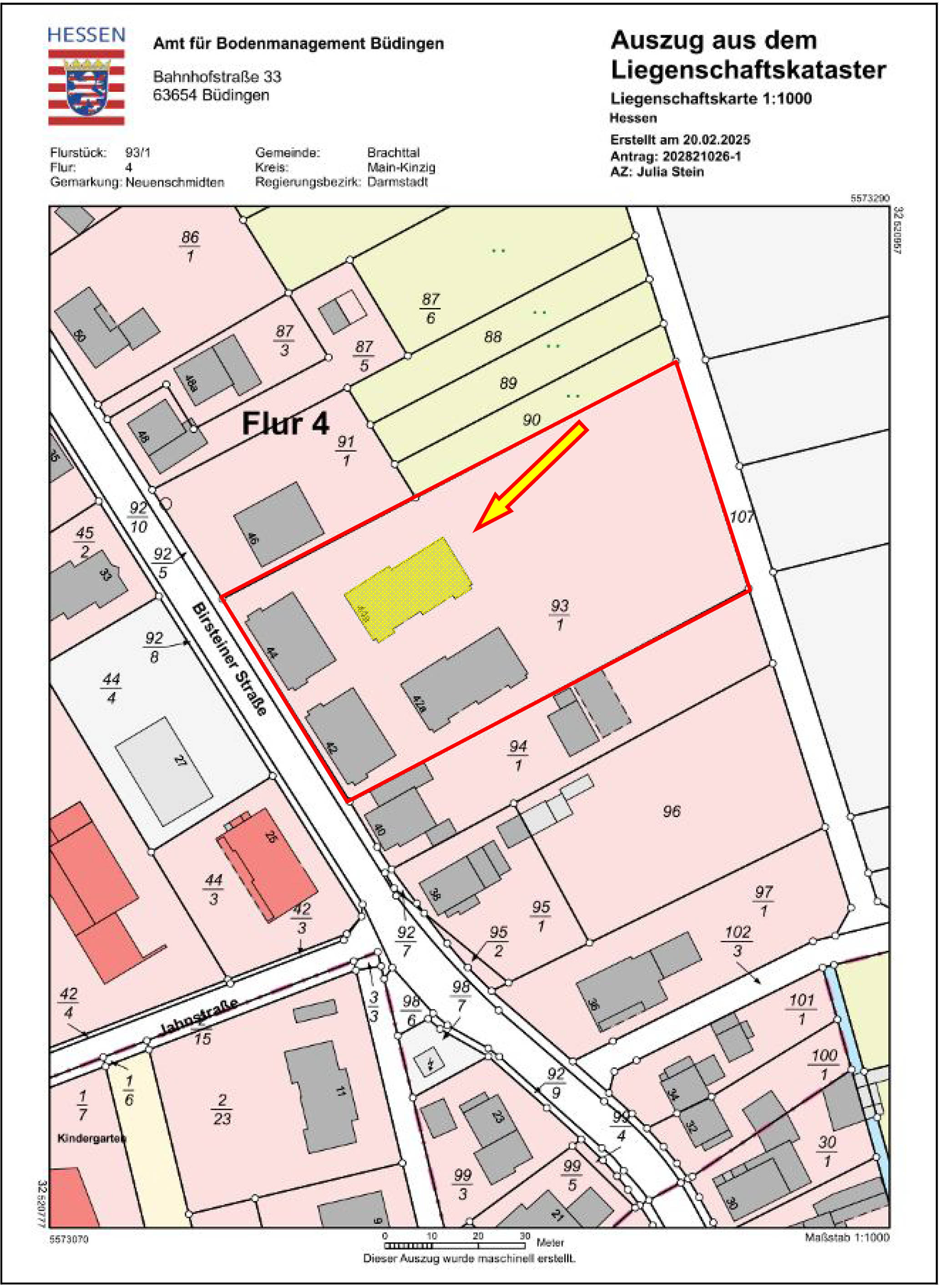 hessen 0083 K 0036/2024 Birsteiner Sraße 42,42a,44,44a, 63636 Brachttal, Neuenschmidten 27