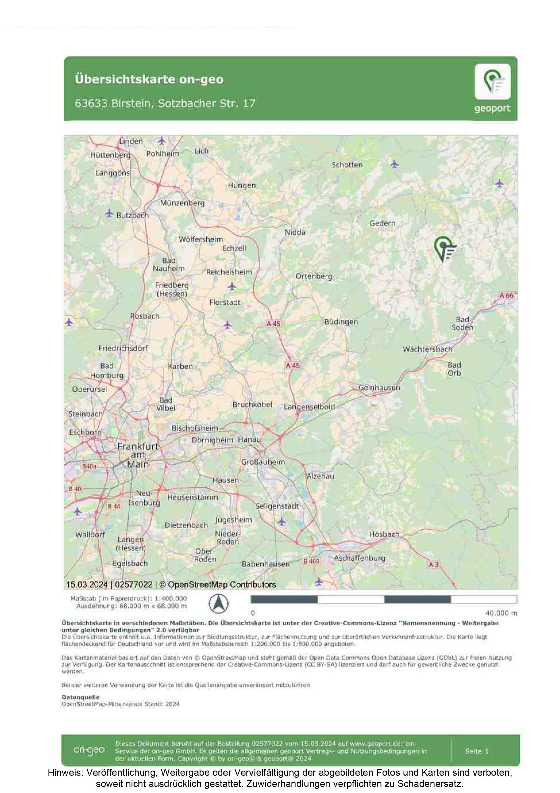 Wohn-/Geschäftshaus, land- und forstwirtschaftlich genutztes Grundstück in Sotzbacher Straße 17, 63633 Birstein, Unterreichenbach - Bild 4