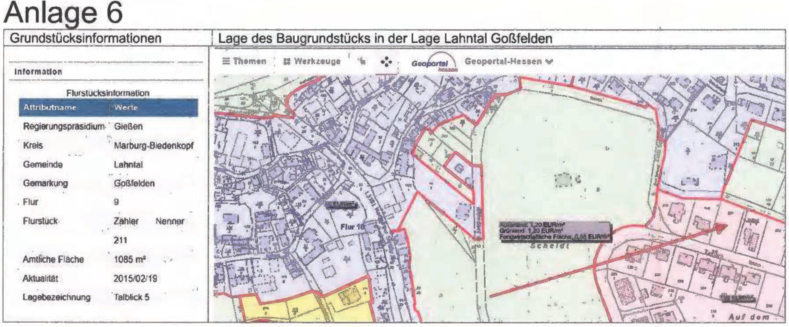 hessen 0085 K 0014/2024 Talblick 5, 00000 Lahntal, Goßfelden 10