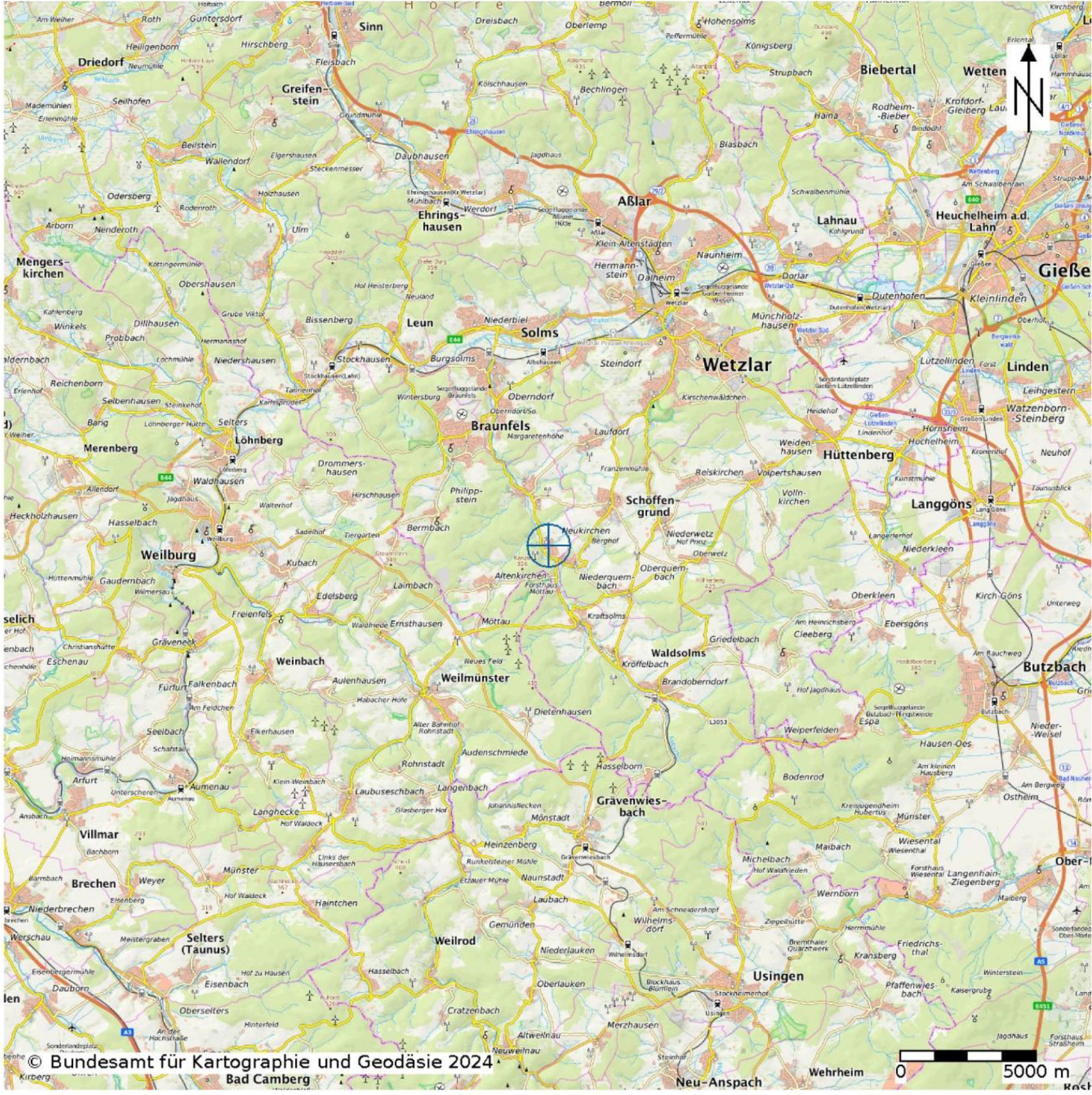 hessen 0093K0020-2024 Weingartenstraße 5, An der Weingartenstraße, 35619 Braunfels, Neukirchen
