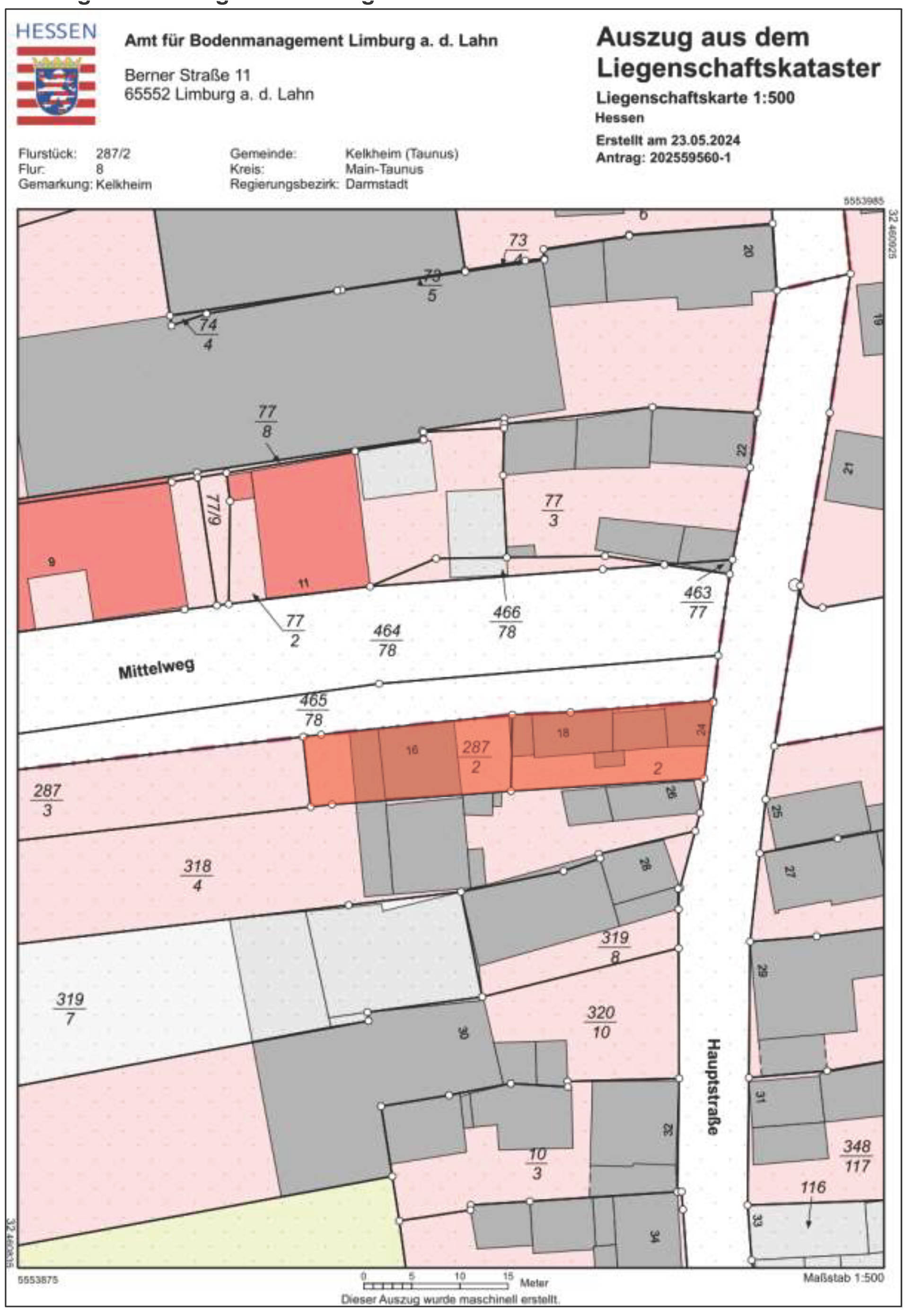 hessen 0095K0013-2024 Mittelweg 16-18, Hauptstraße 24, 65779 Kelkheim am Taunus